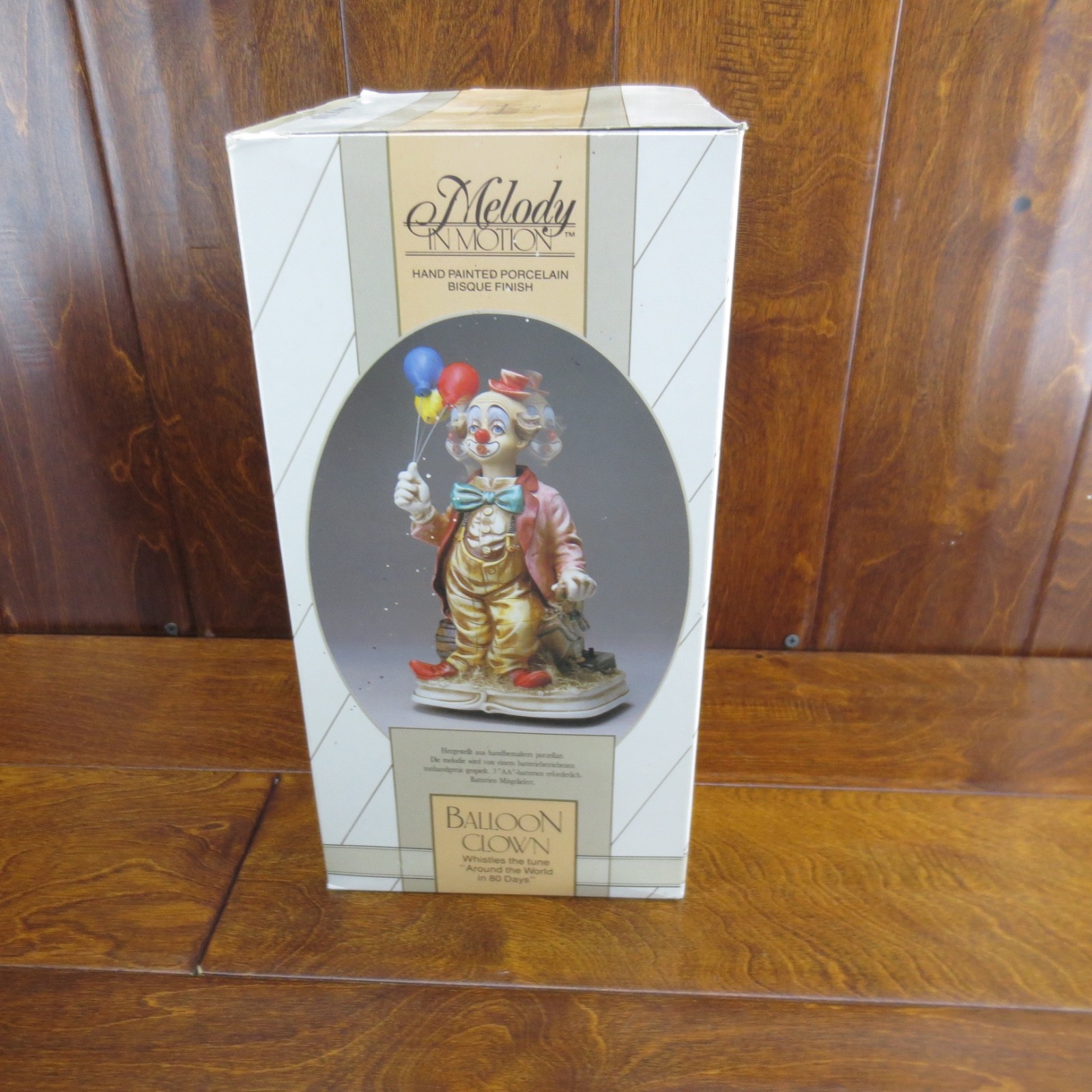 Melody in Motion Hand Painted Porcelain Bisque Finish Balloon Clown -PARTS ONLY