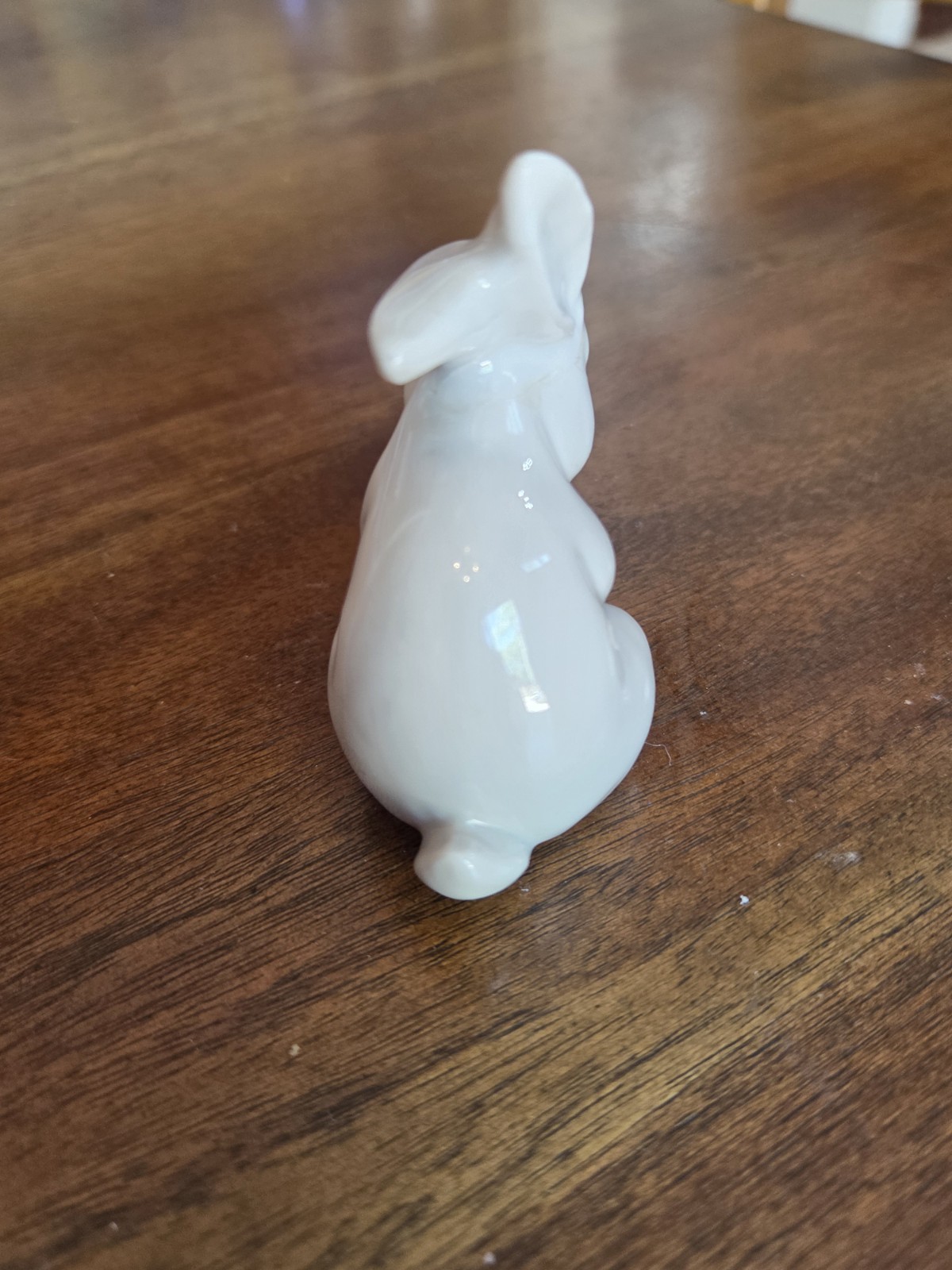 Vintage Small Porcelain White Rabbit Figurine Bunny Japan 3″