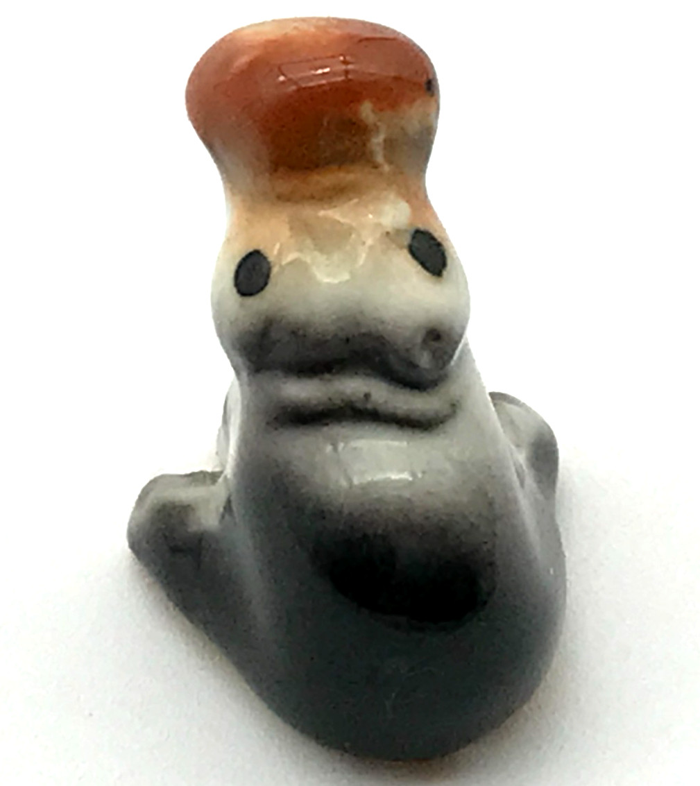 Vintage Hagen Renaker Baby Hippo Hippopotamus Miniature Figurine Trinket