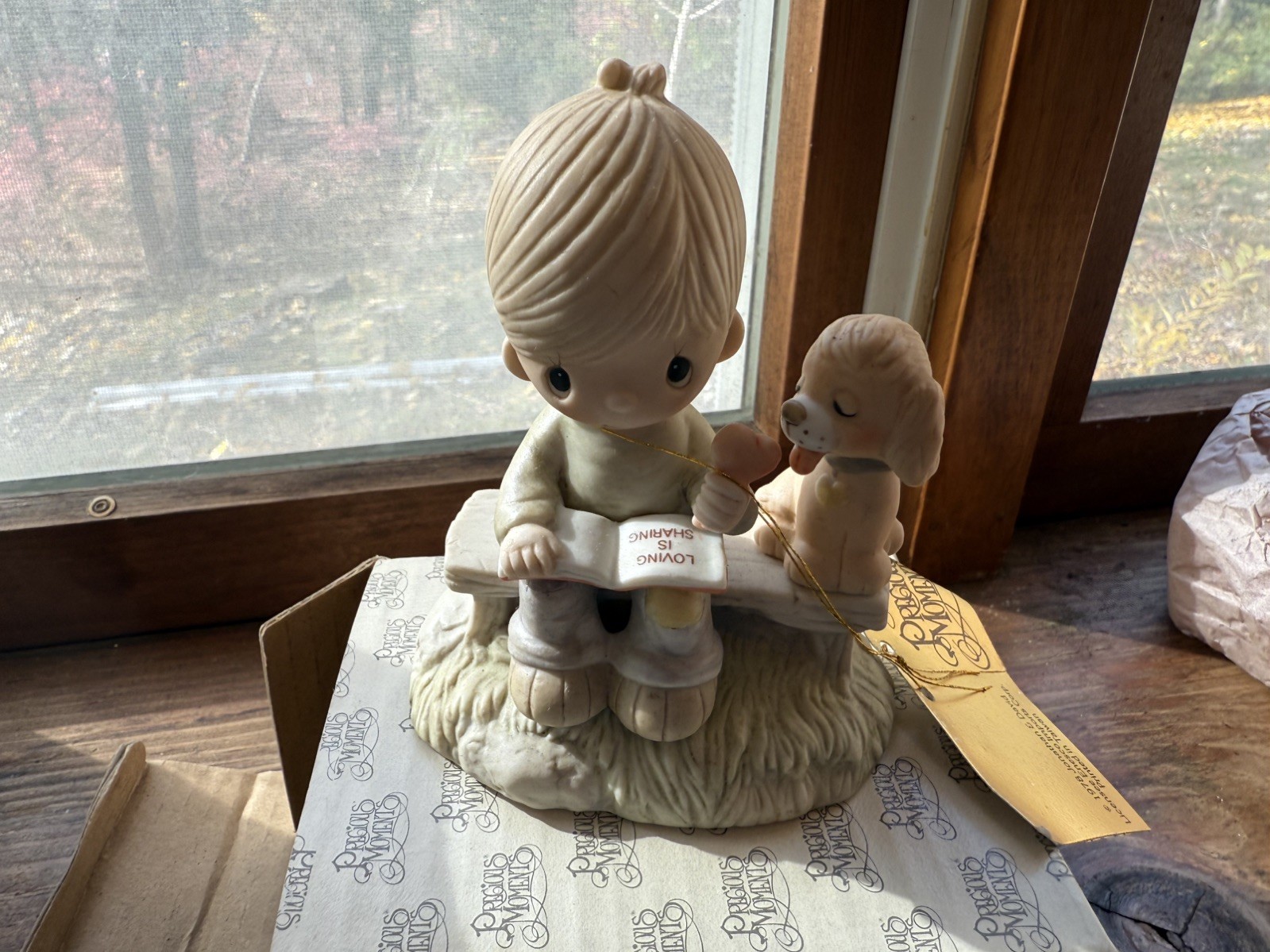 Precious Moments Figurines set of 4. 2 FROM 1978 2 FROM 1979