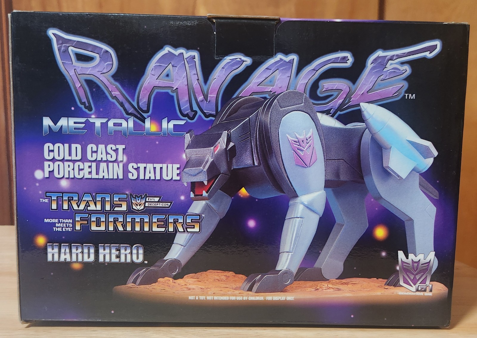 Transformers G1 Ravage Statue – Hard Hero – AFX Exclusive – MIB – 074/500