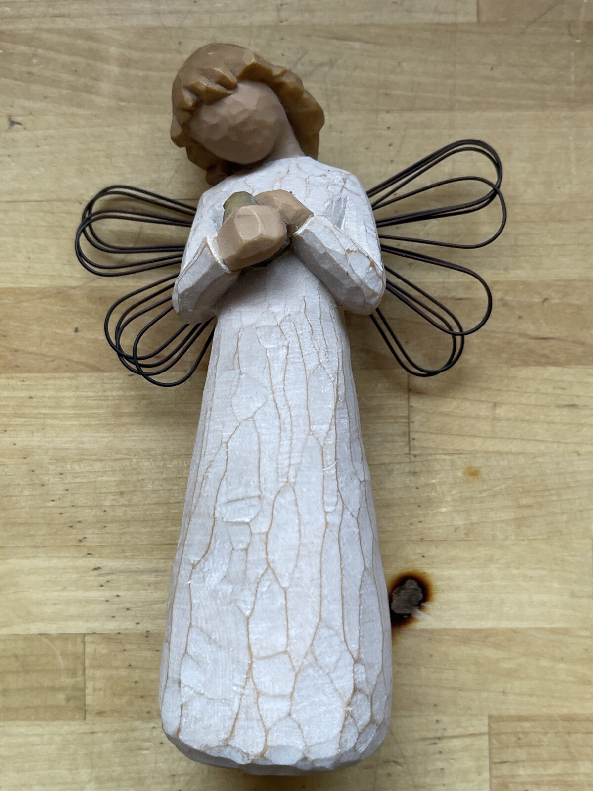 Willow Tree Angel Of Healing Figurine #26020 Susan Lordi Holding Bird 1999