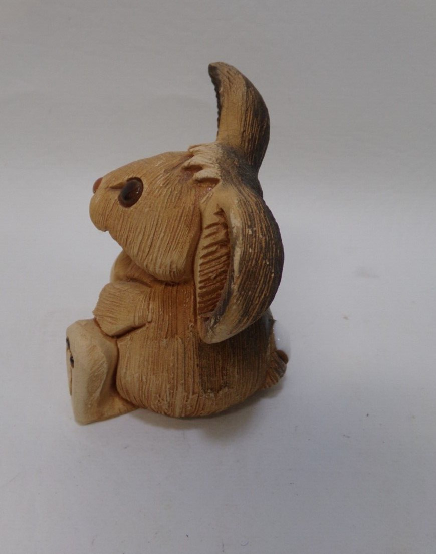 Artesania Rinconada Pottery Baby Wild Rabbit #155 Retired
