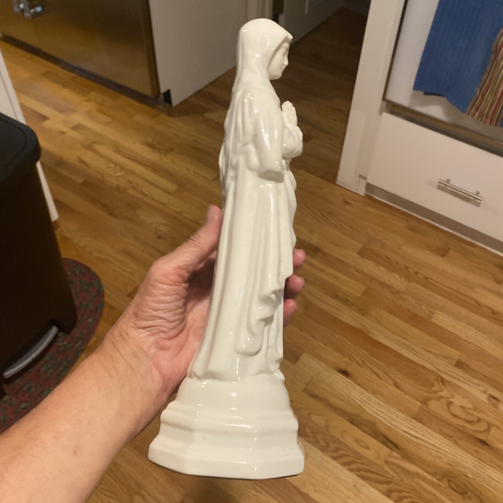 Belleek Blessed Virgin Mary / Madonna 12” Porcelain Figurine