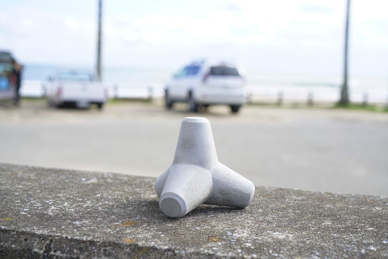 Tetrapod Miniature Block Size L made of concrete mortar Made In Japan