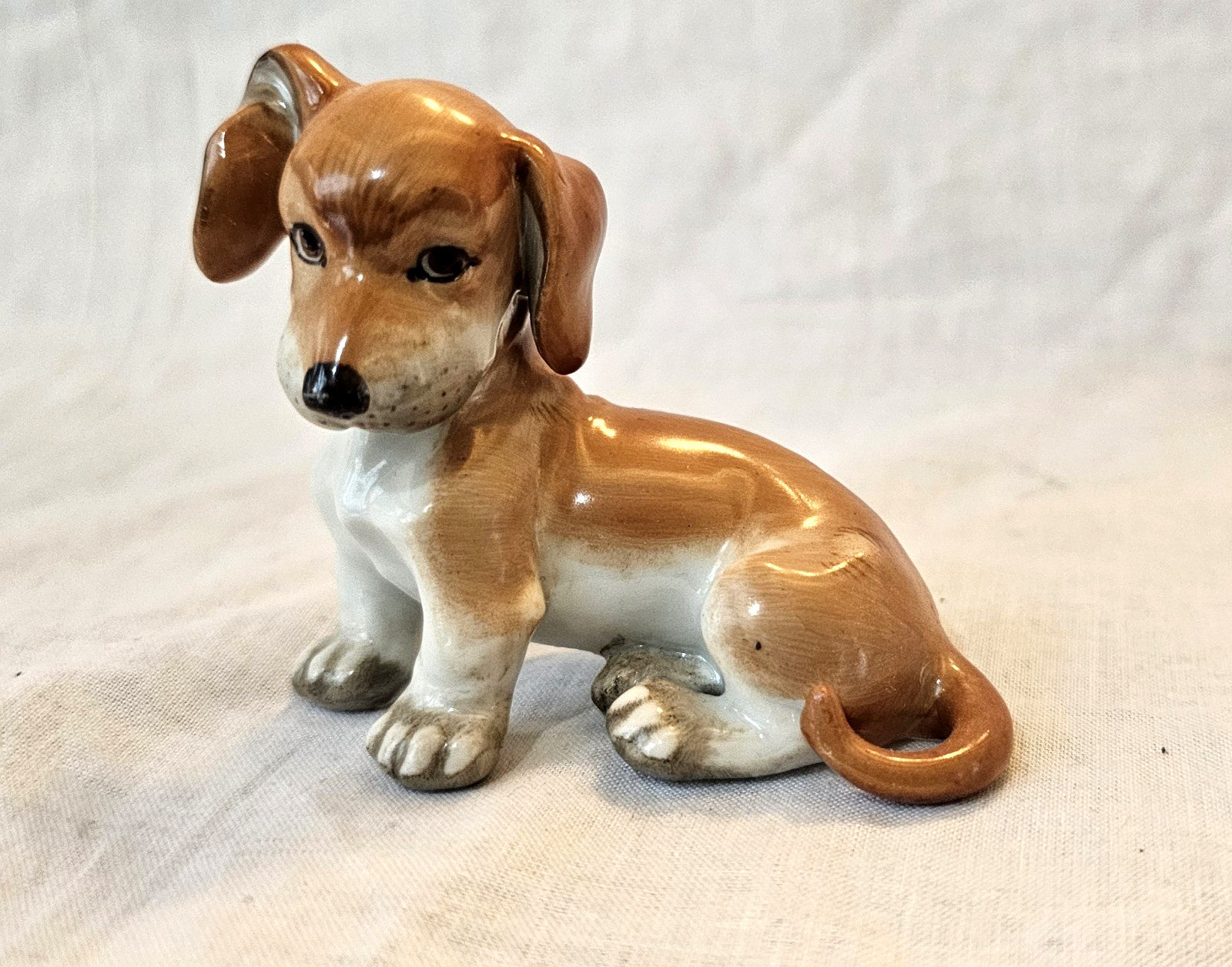 Augarten Wien Skye Terrier Dog Figurine Hand Painted