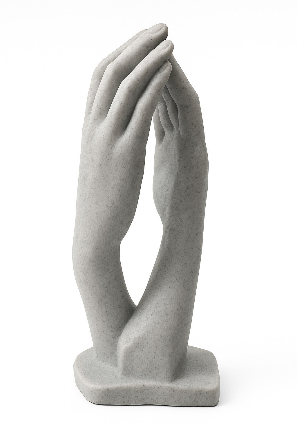 The Cathedral Hands Sculpture – Rodin-Inspired “La Cathédrale” – Minimalist