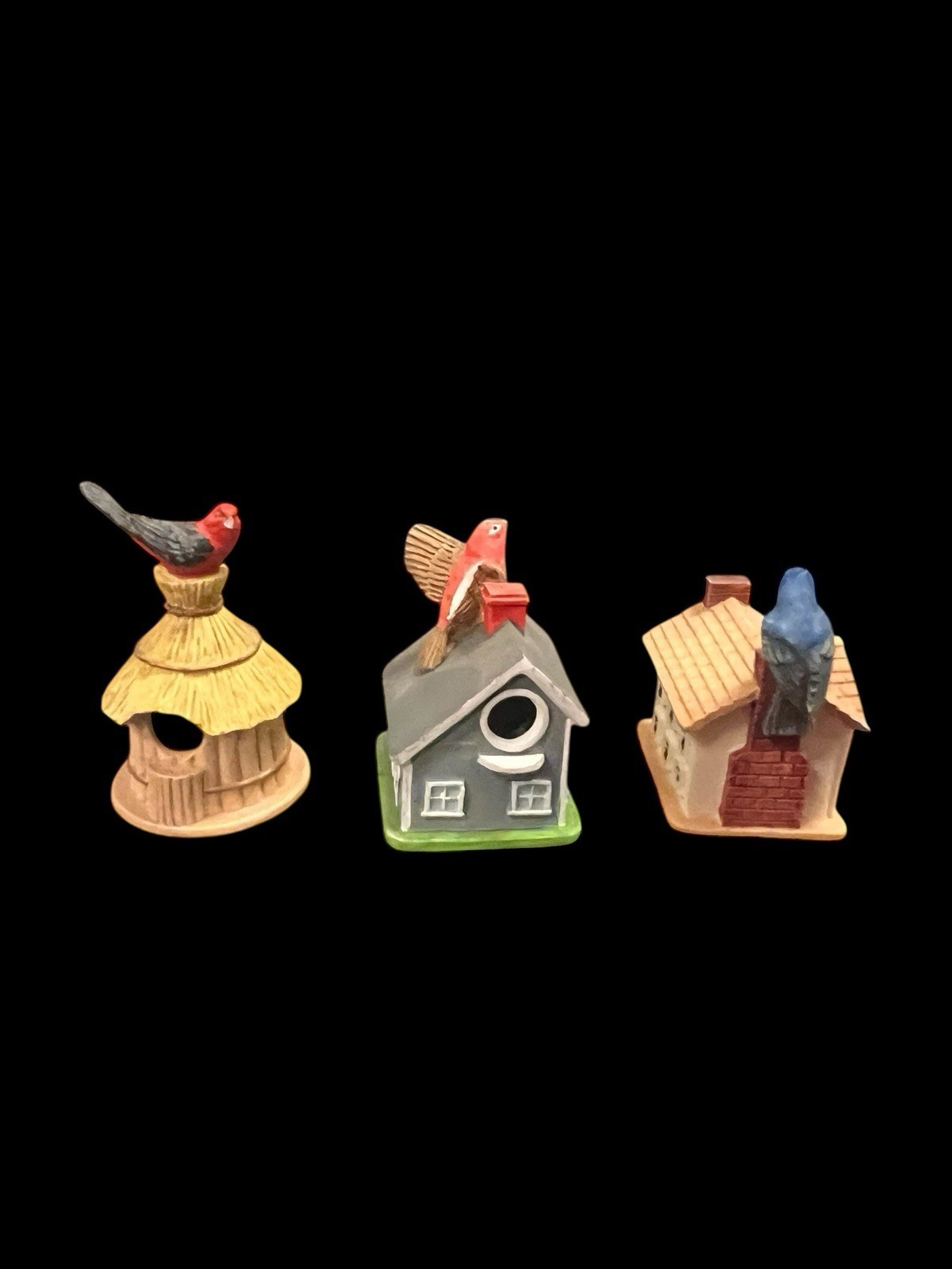 21 Lenox Mini Bird House 1″ Inch Collection Mixed Lot 12 Damaged See Notes