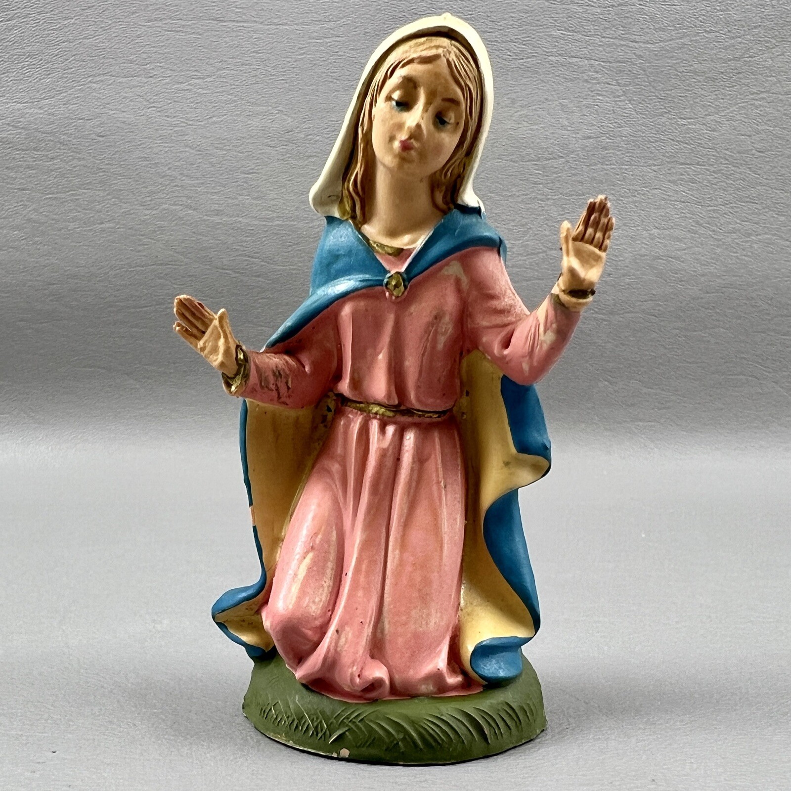 Vintage 3.5” Mary Figurine Depose Italy Religious