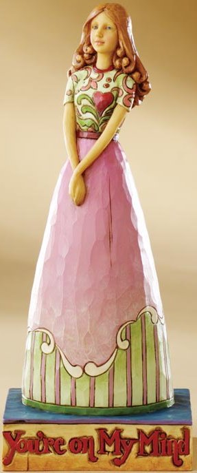 LAST ONE Jim Shore YOU’RE ON MY MIND Girl Figurine 4007238 FREE SHIP