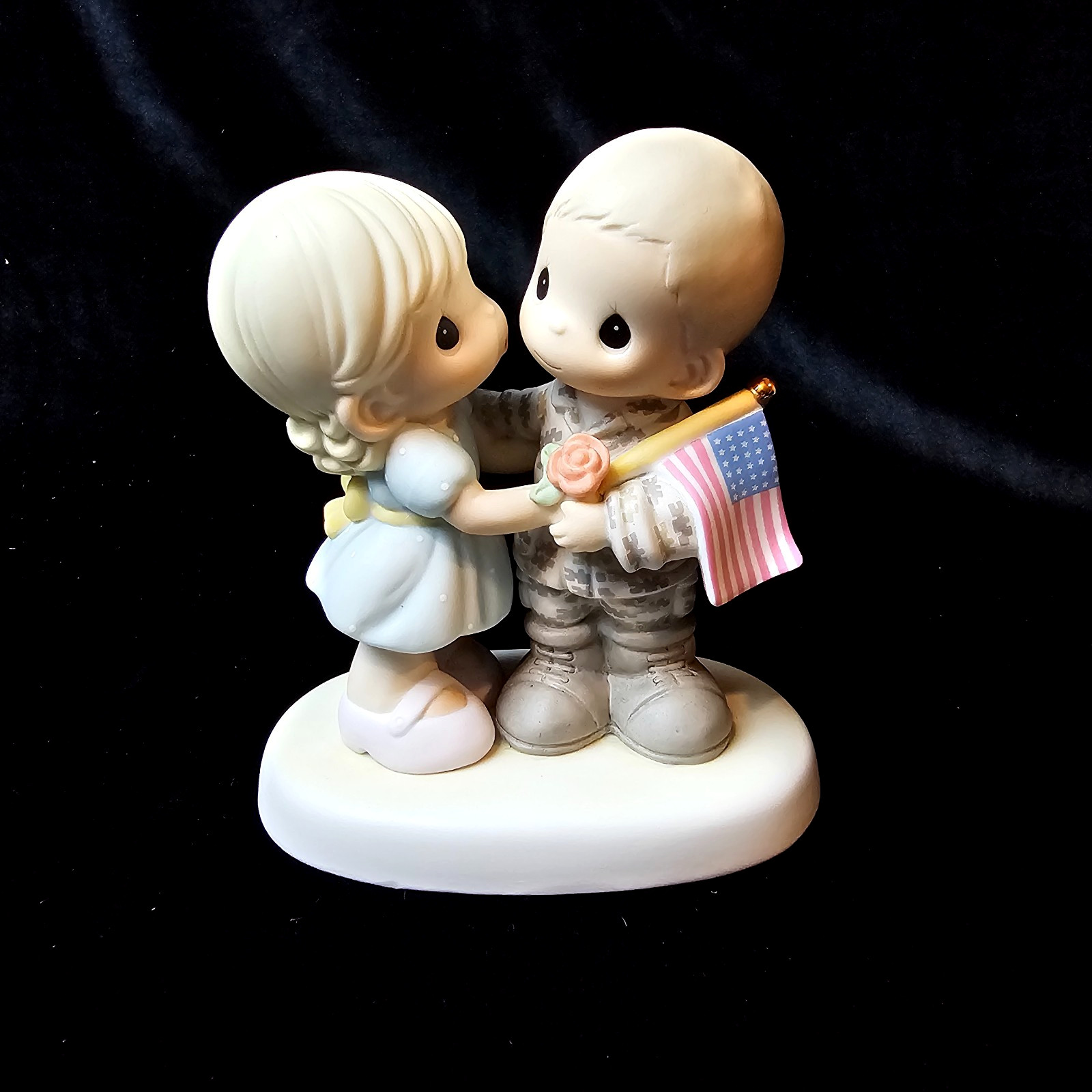 Precious Moments “My Soldier My Hero” USA Military Armed Forces America 740018