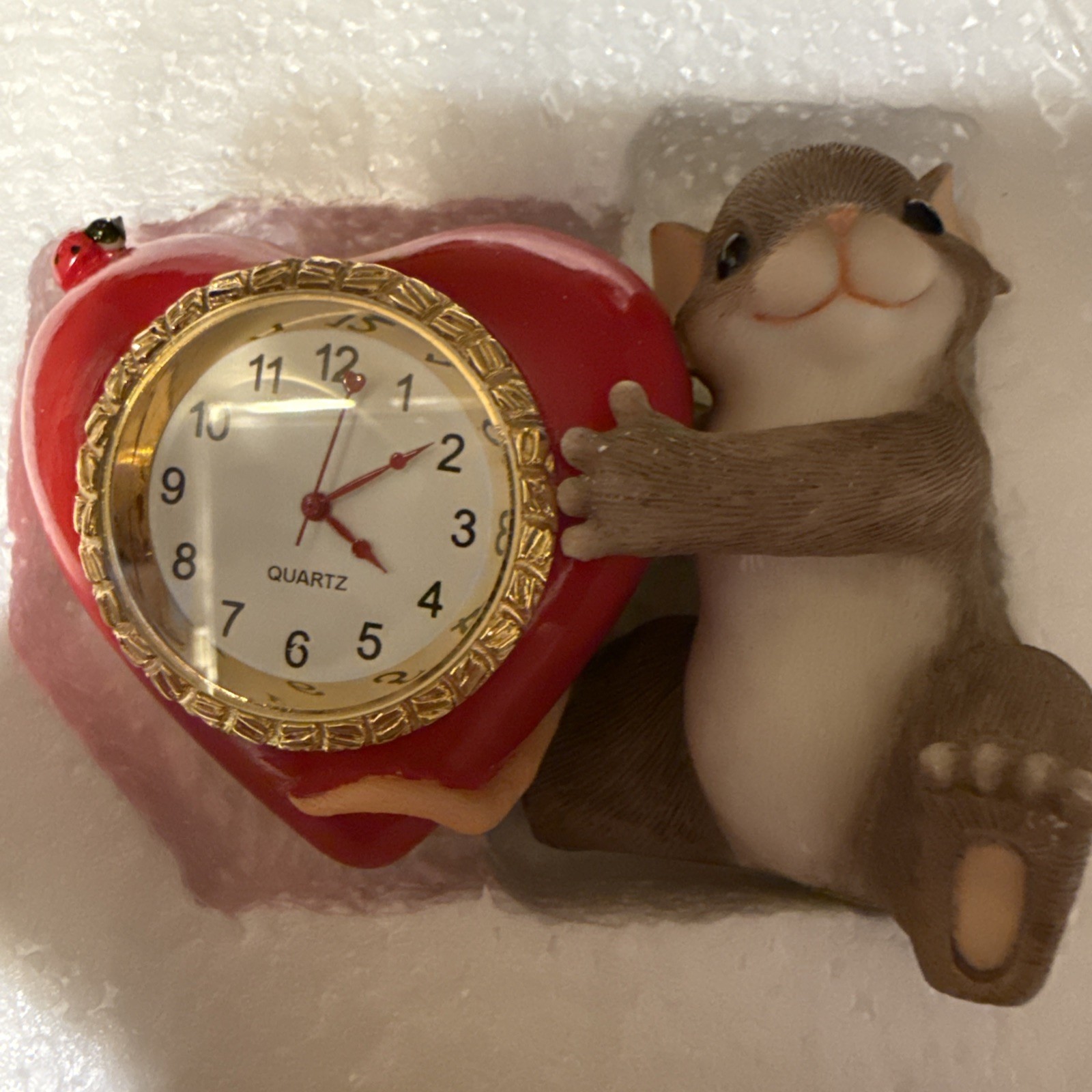 Charming Tails “You Make My Heart Tick” 2006 New Open Box