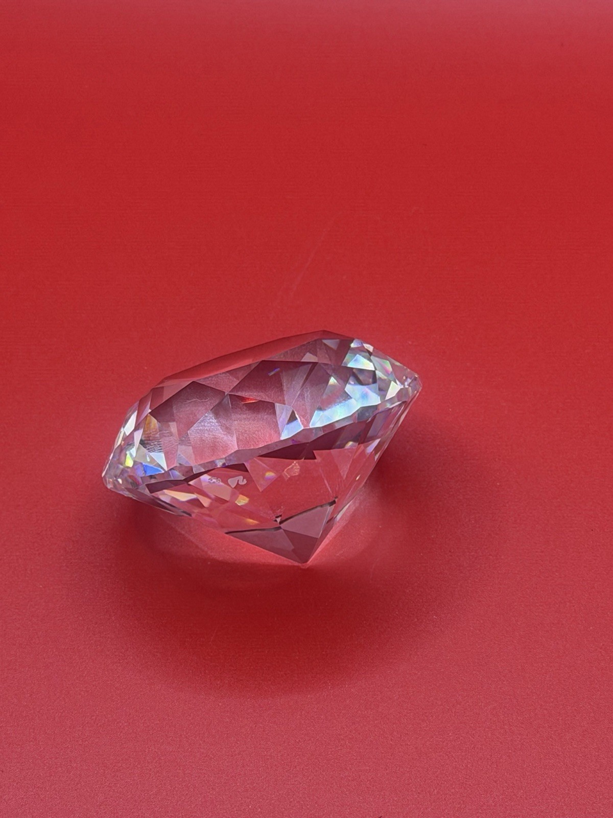 Swarovski Crystal Round Jewel Paperweight Chaton 7433 NR 050 50mm w/ Box