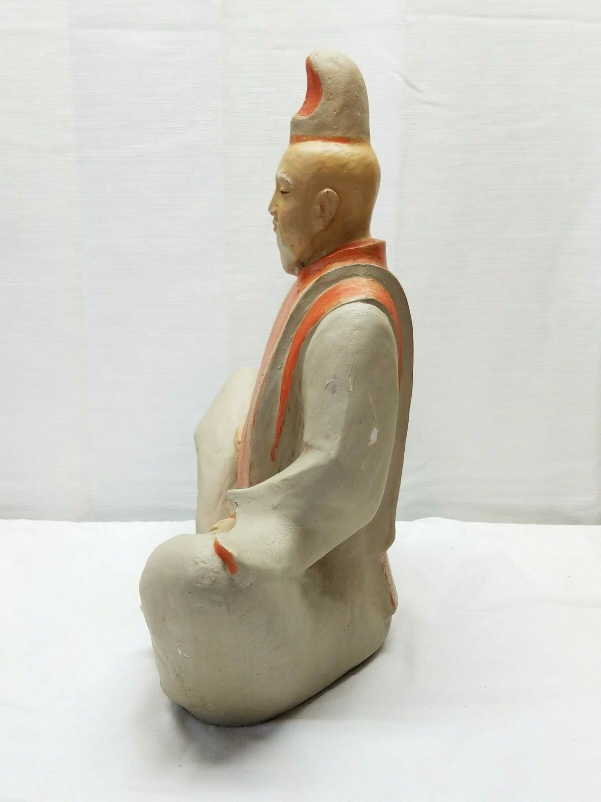 Vintage Austin Productions Samurai Sculpture Statue 15″ Uesugi Shogun Adviser