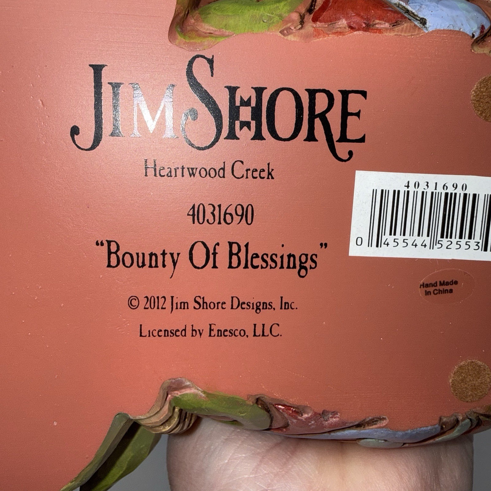 NIB Jim Shore BOUNTY OF BLESSINGS Cornucopia Basket Set 5 PCs Autumn Figurine