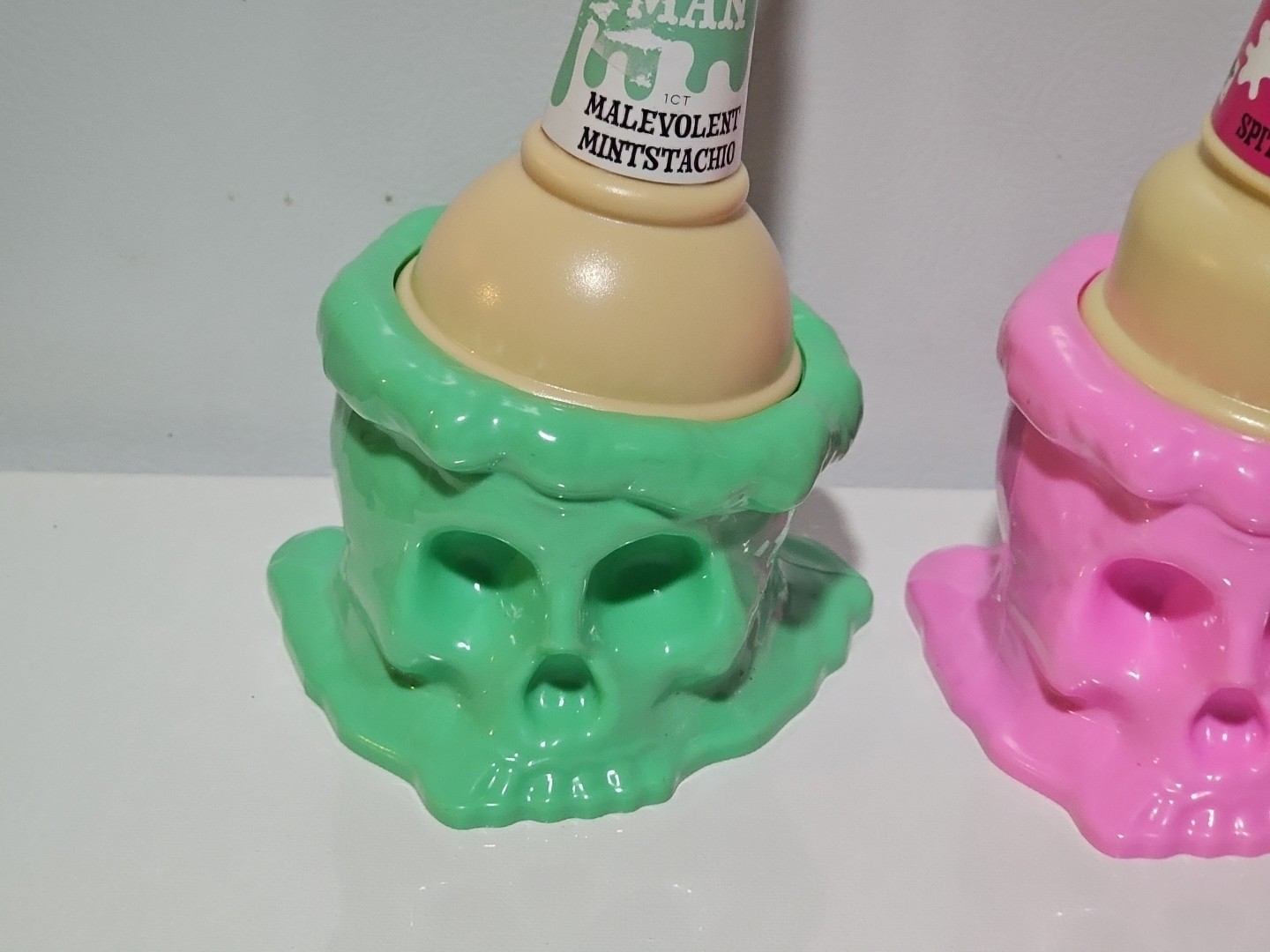 Ice Scream Man Lot Of 2 by artist Ryan Brutherford Mintstachio & Strawberry