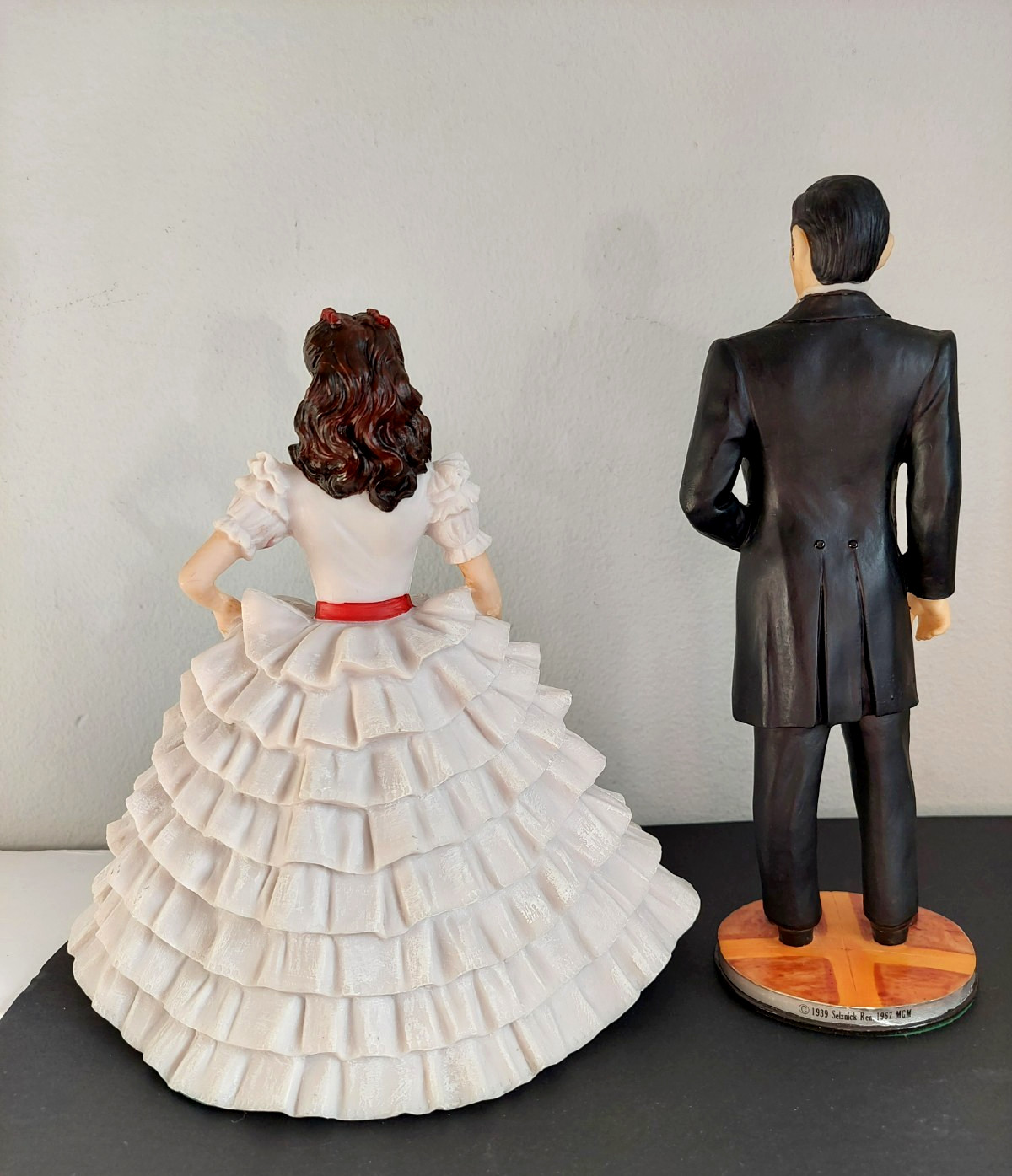 Gone with the Wind Figurines Scarlett O’Hara Rhett Butler Set Vintage 1988