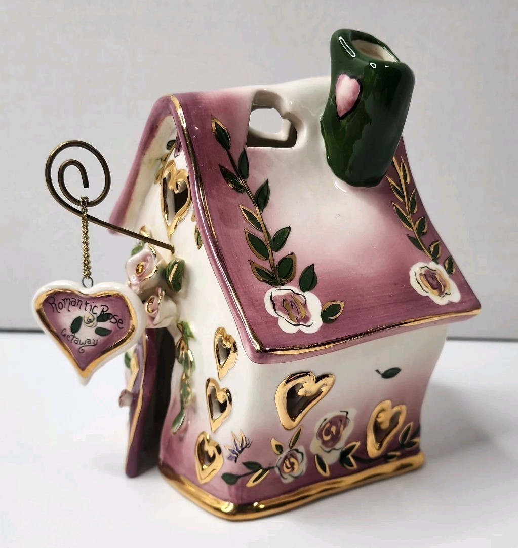 Romantic Rose Getaway – Tealight Candle House – Heather Goldminc – Blue Sky 2004