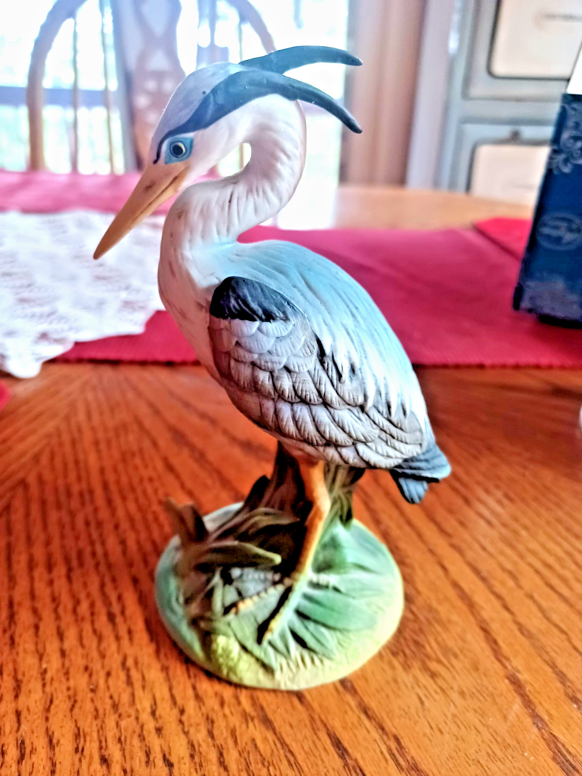 ANDREA BY SADEK BLUE HERON #6721 RARE (repaired) Made in Japan