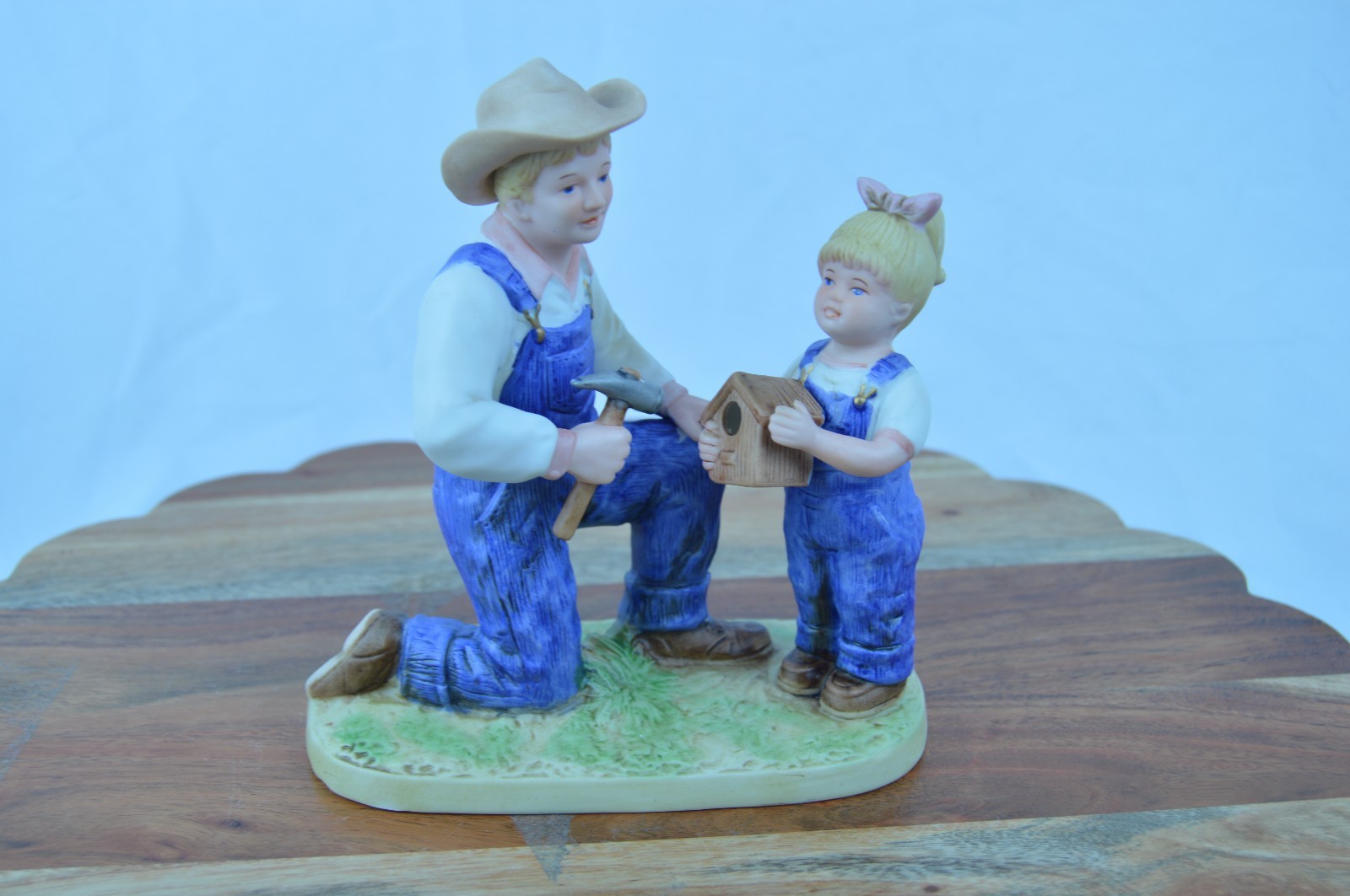 Vintage 1985 HOMCO Denim Days Porcelain Figurine #1515 “Debbie’s Dad”
