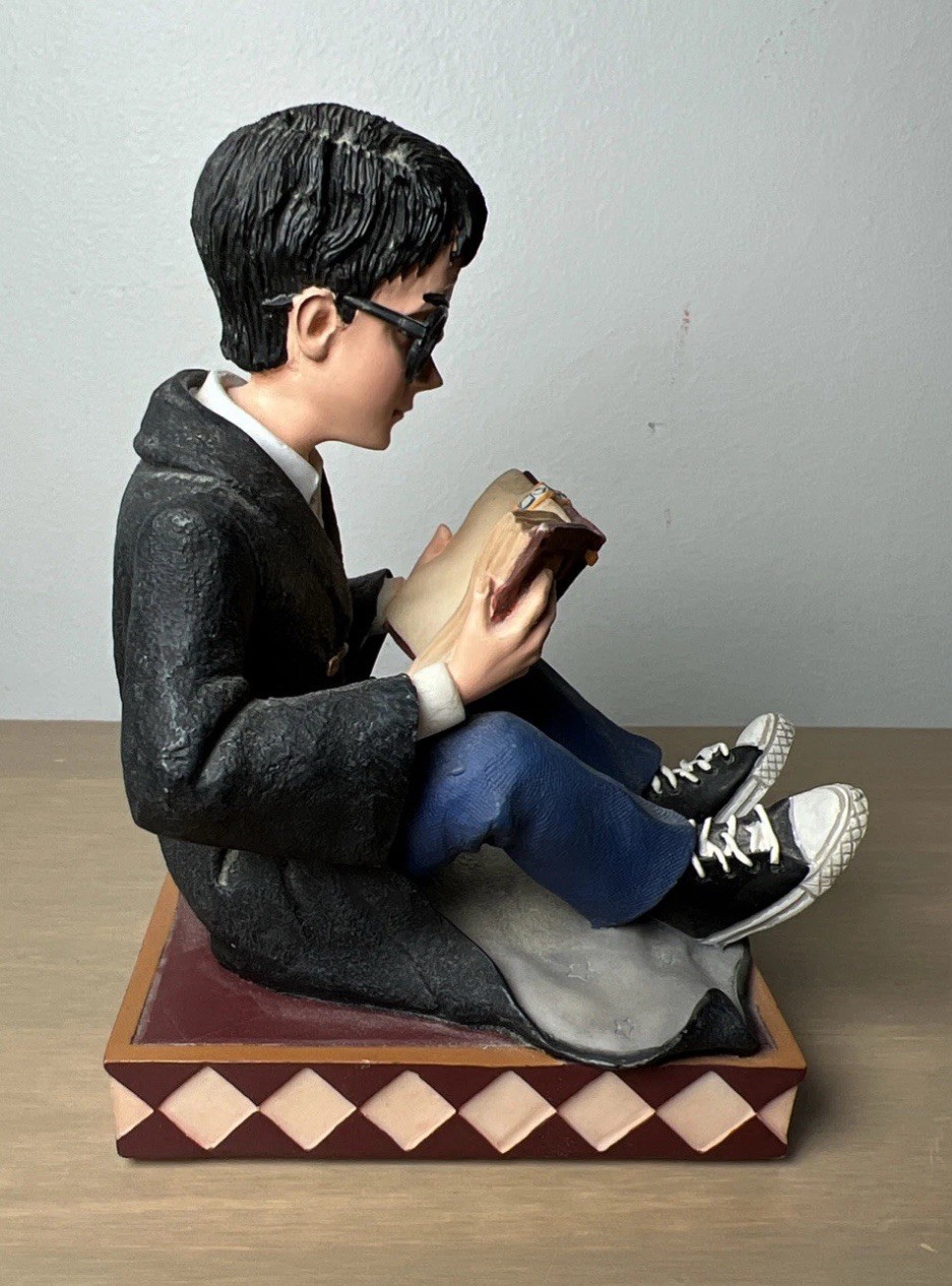 Pair Of Harry Potter Bookends – Figurine Harry Potter Reading Quidditch Book NEW