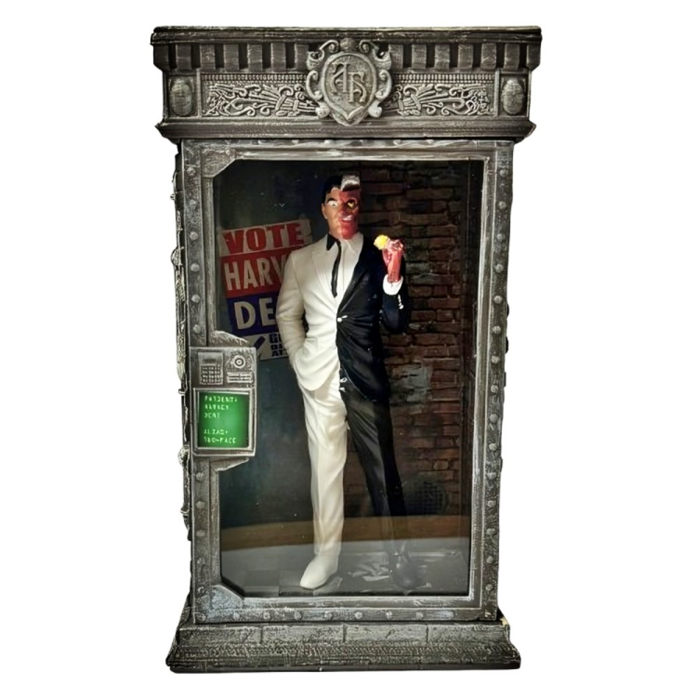 The Two-Face Batman Arkham Asylum Cell Block Villain Bradford Exchange Figurine