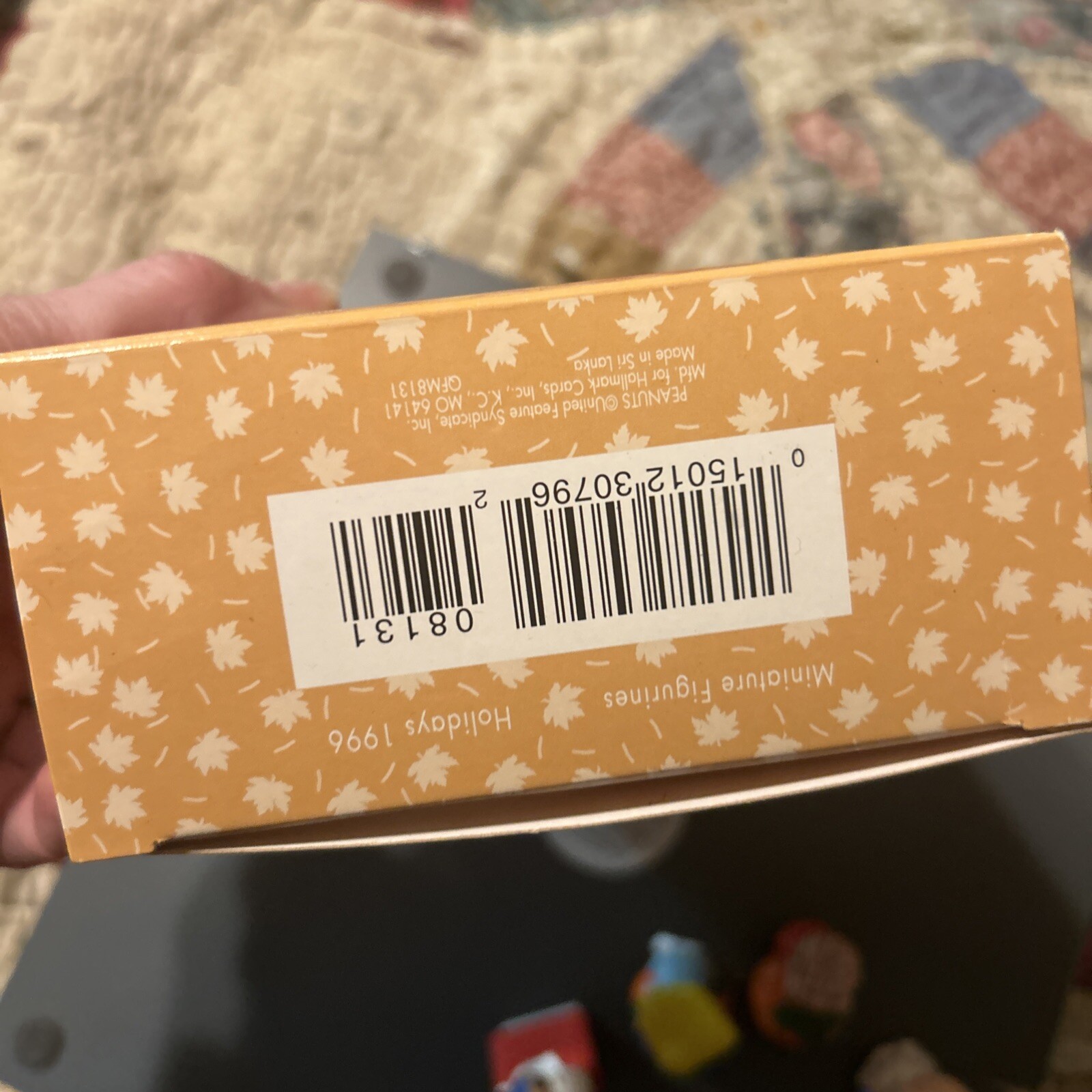 Snoopy Hallmark Merry Miniatures PEANUTS Pumpkin Patch Set, In Box