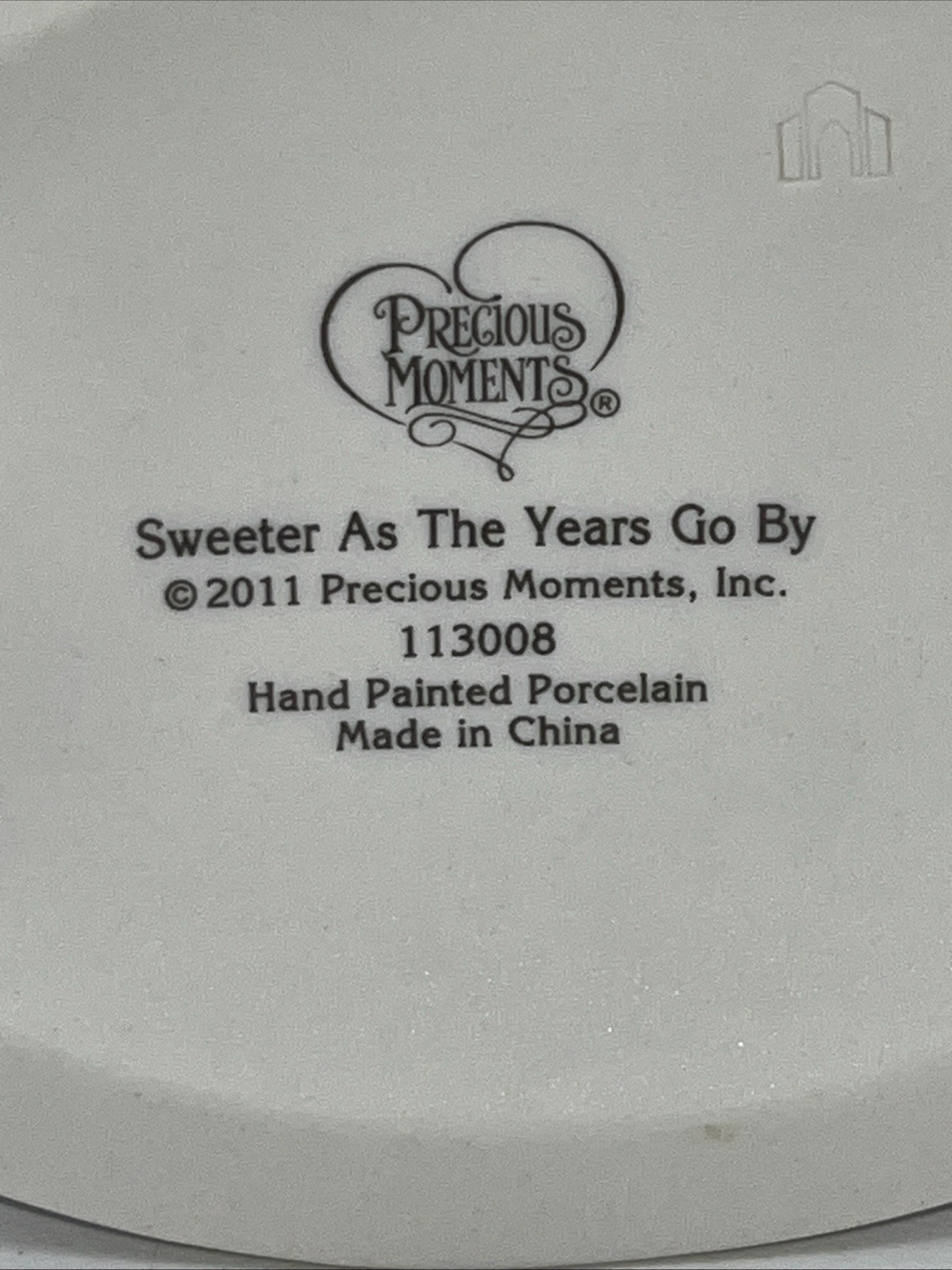 Precious Moments “Sweeter As The Years Go By” 40 Year Anniversary #113008 2011
