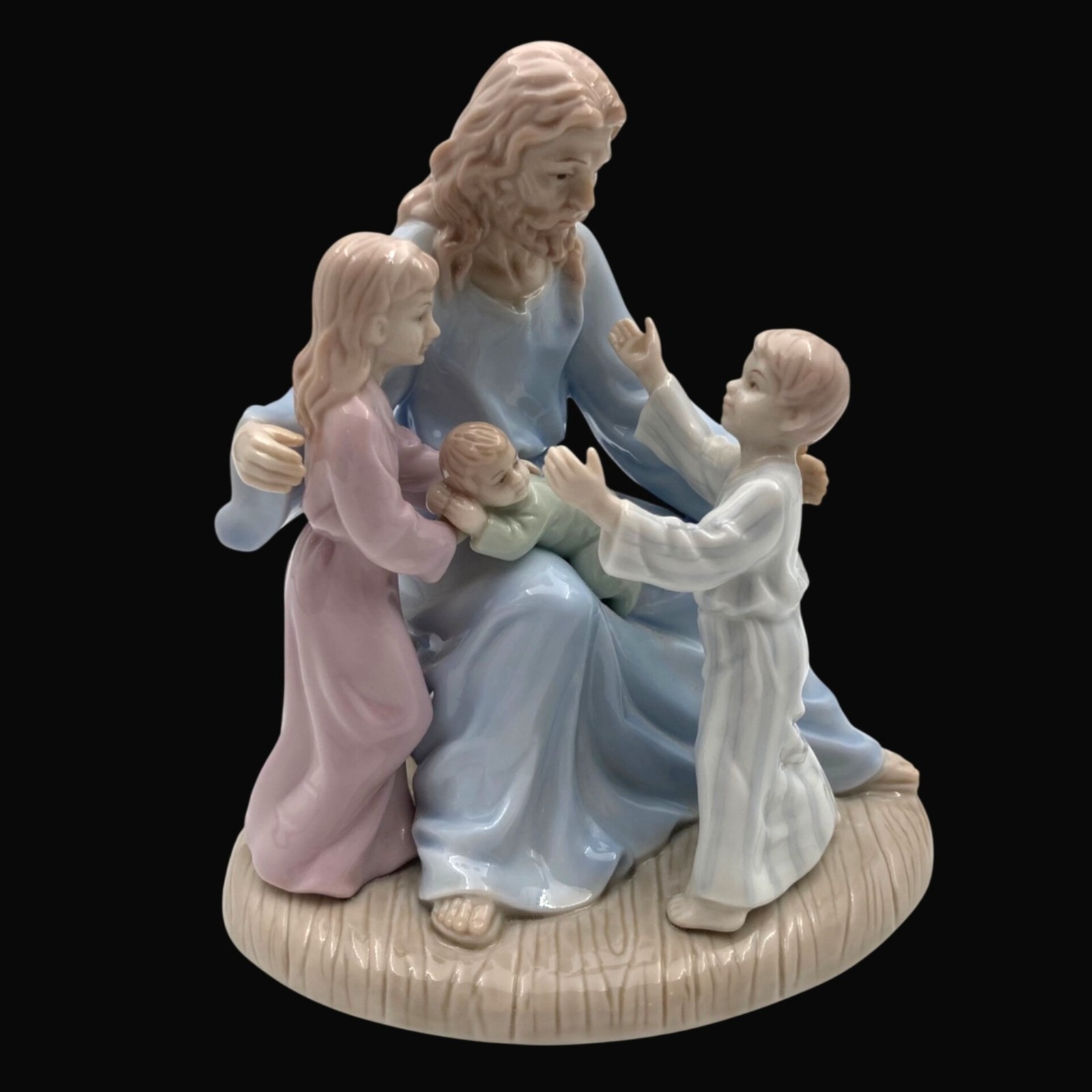 Valencia Collection JESUS & LITTLE CHILDREN Roman 5.5″ Porcelain Figurine 1998