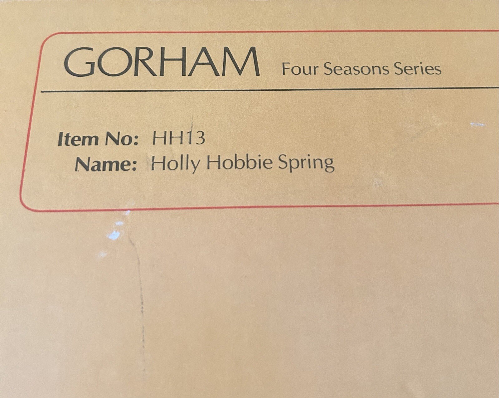 Vintage Holly Hobby Ceramic Doll /GORHAM – American Greetings Corp. Spring Doll