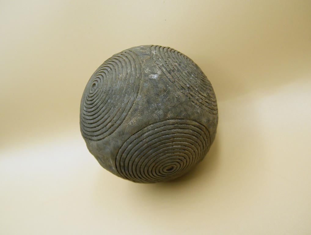 Custom made resin replica of Petrosphere · Stone ball, artefact Natural size #5