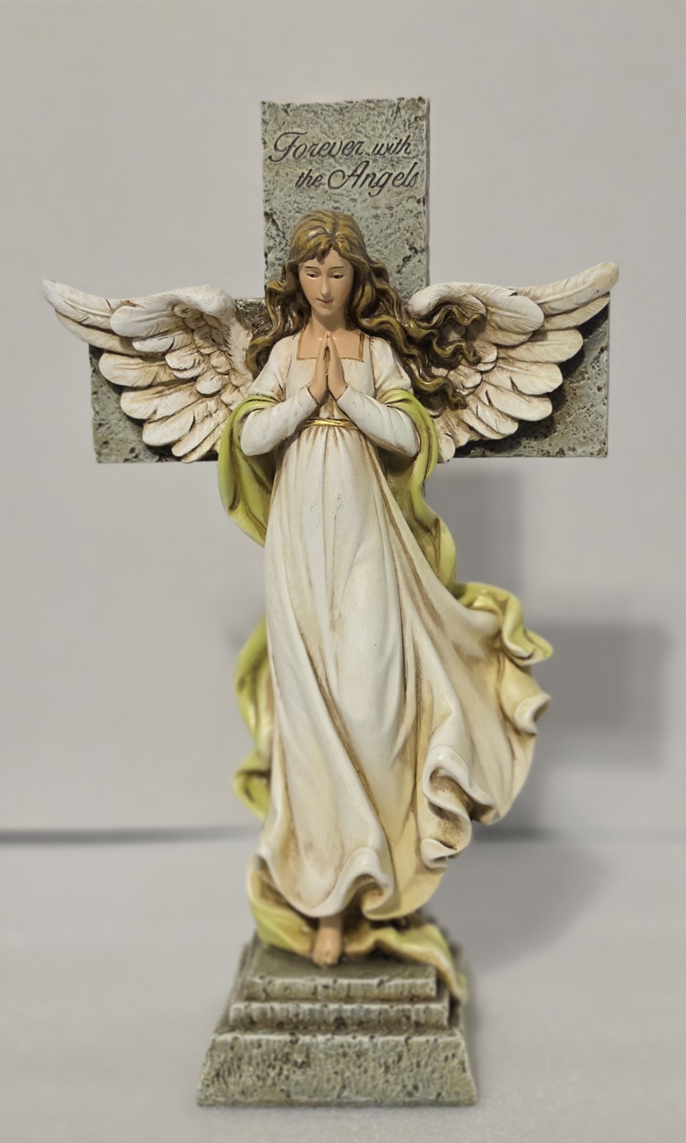 Seraphim Classics Angel Cross Figurine Forever With The Angels Tiziano Galli SJ