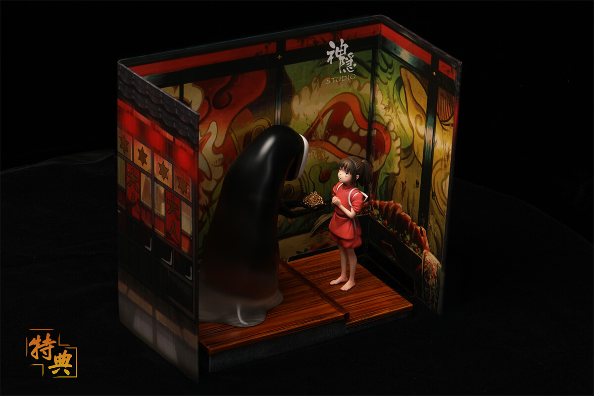 ShenYin STUDIO Spirited Away Scenario Anime Painted Resin Model Statue New Stock