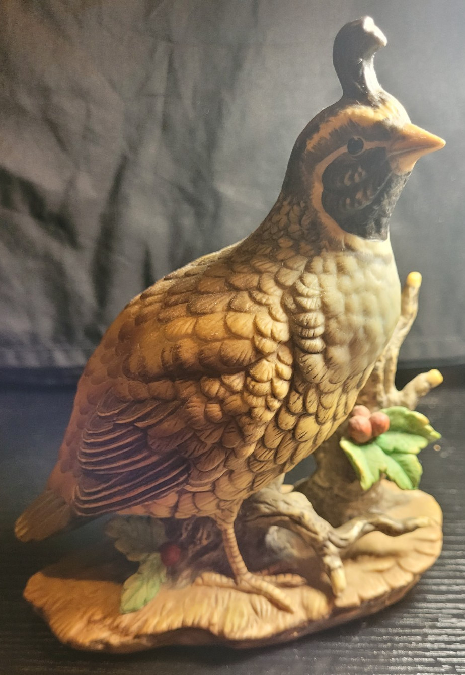 Vintage 1981 Homco Masterpiece Collection Quail Figurine