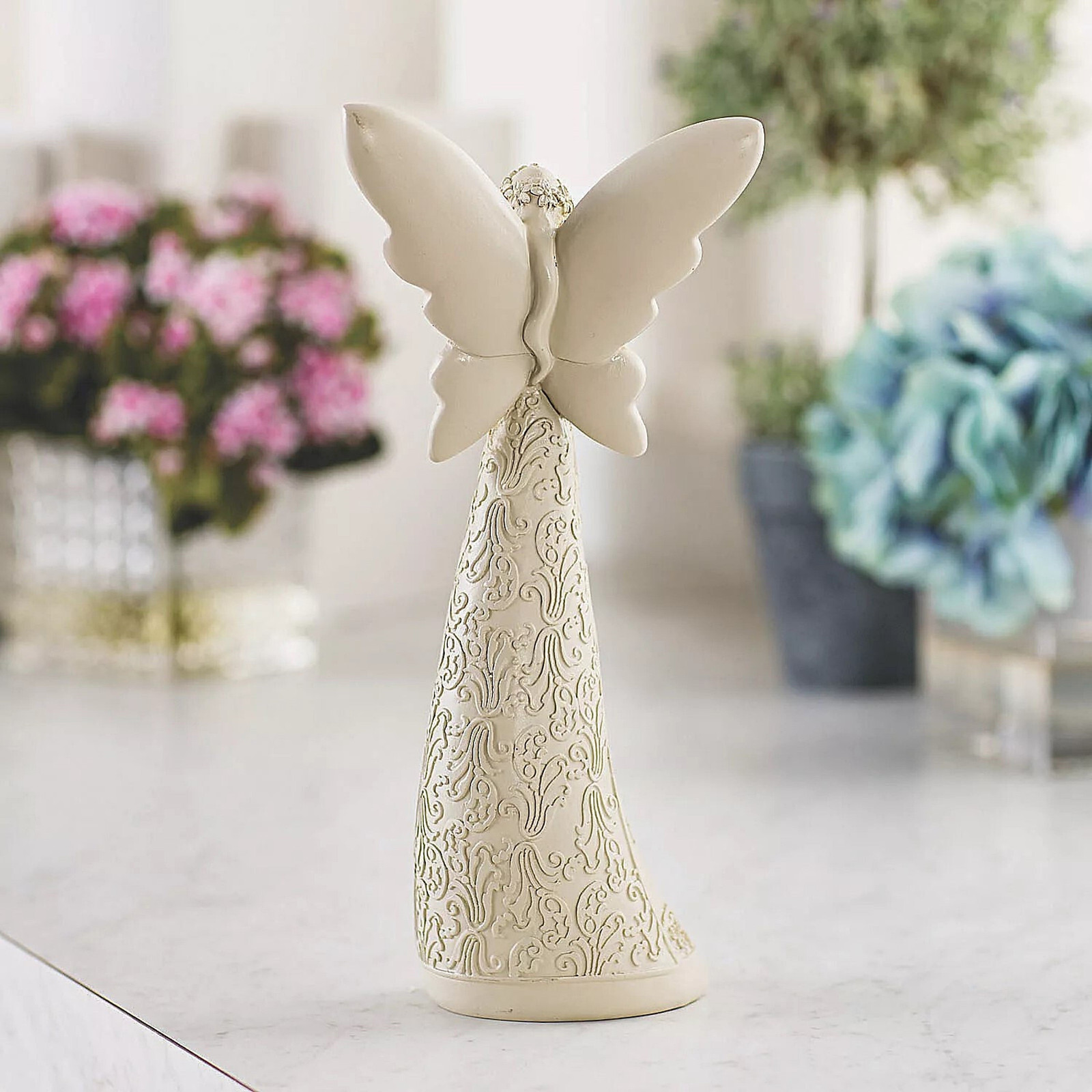 Inspirational 1 Corinthians 13 Angel Figurine Love Statue Religious Sculpture