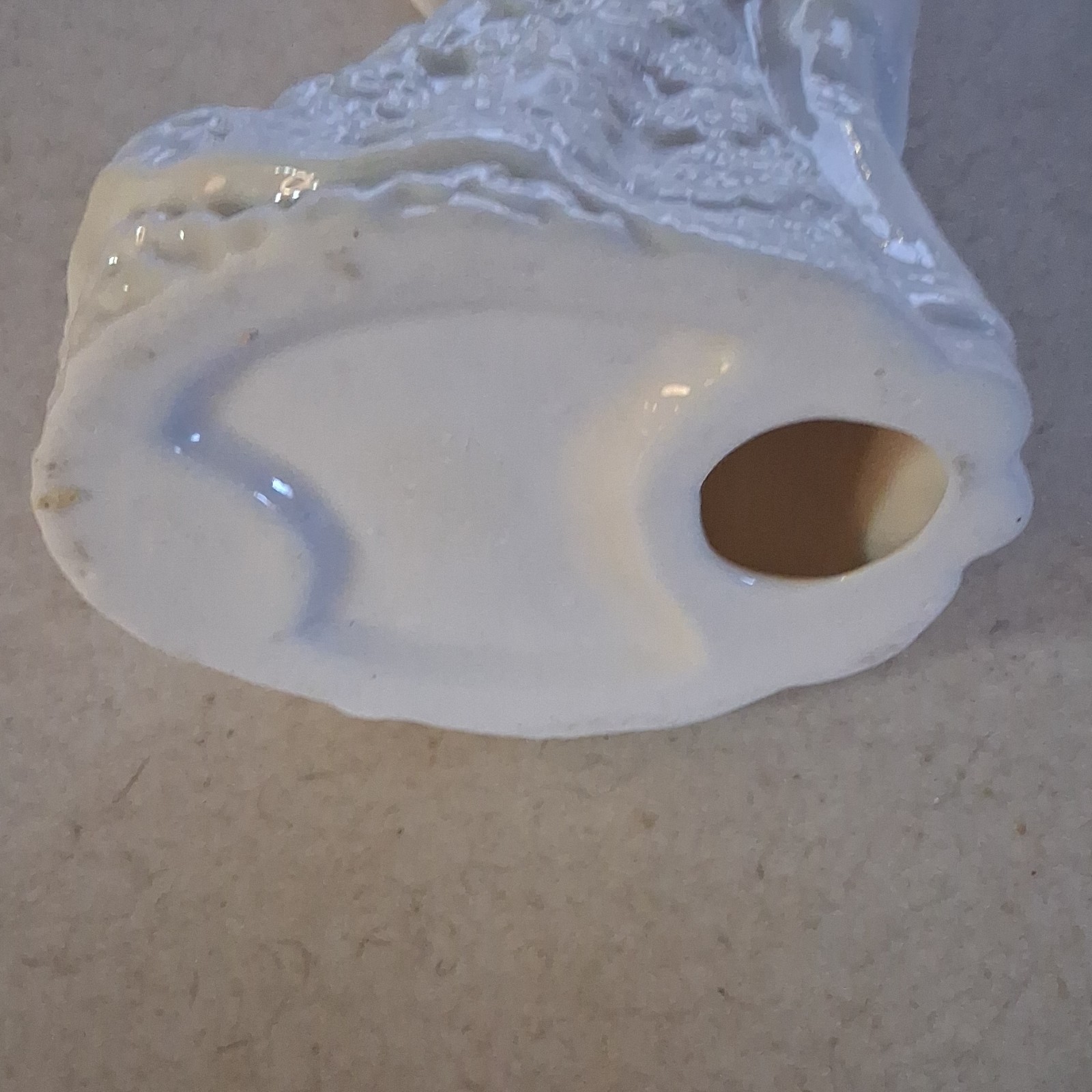 Bride and Groom Dancing Porcelain Figurine 5 1/2” All White Beautiful