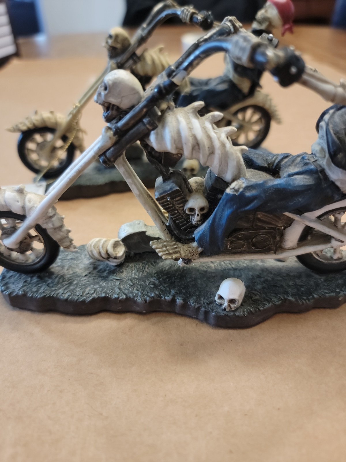 Set Of 2 Skull Choppers Collection Limited Edition Hamilton Brain Dead
