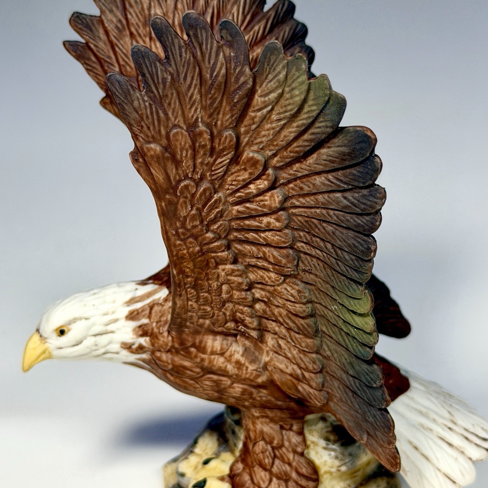 VTG David Grossman Design American Bald Eagle Figurine Soaring Bird of Prey 4”