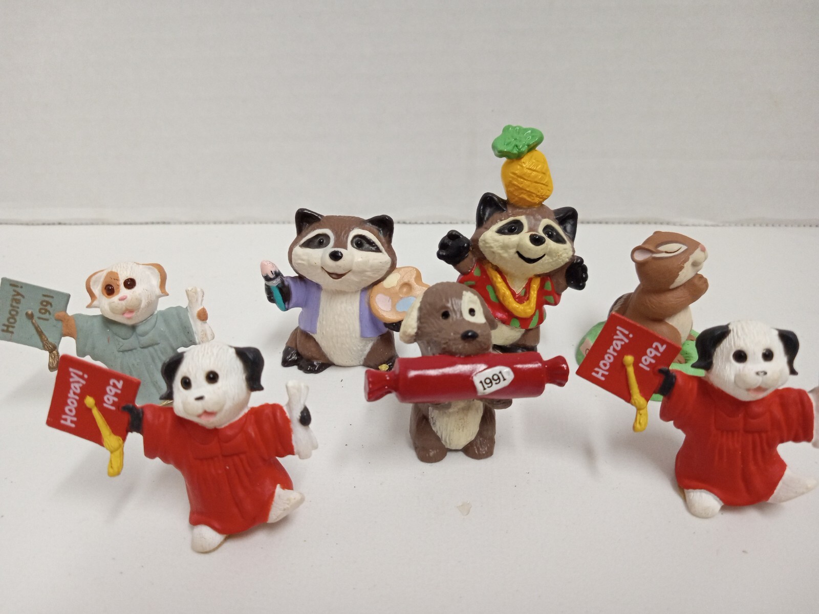 PREOWNED Lot Of 7 Vintage Different Hallmark Merry Miniatures