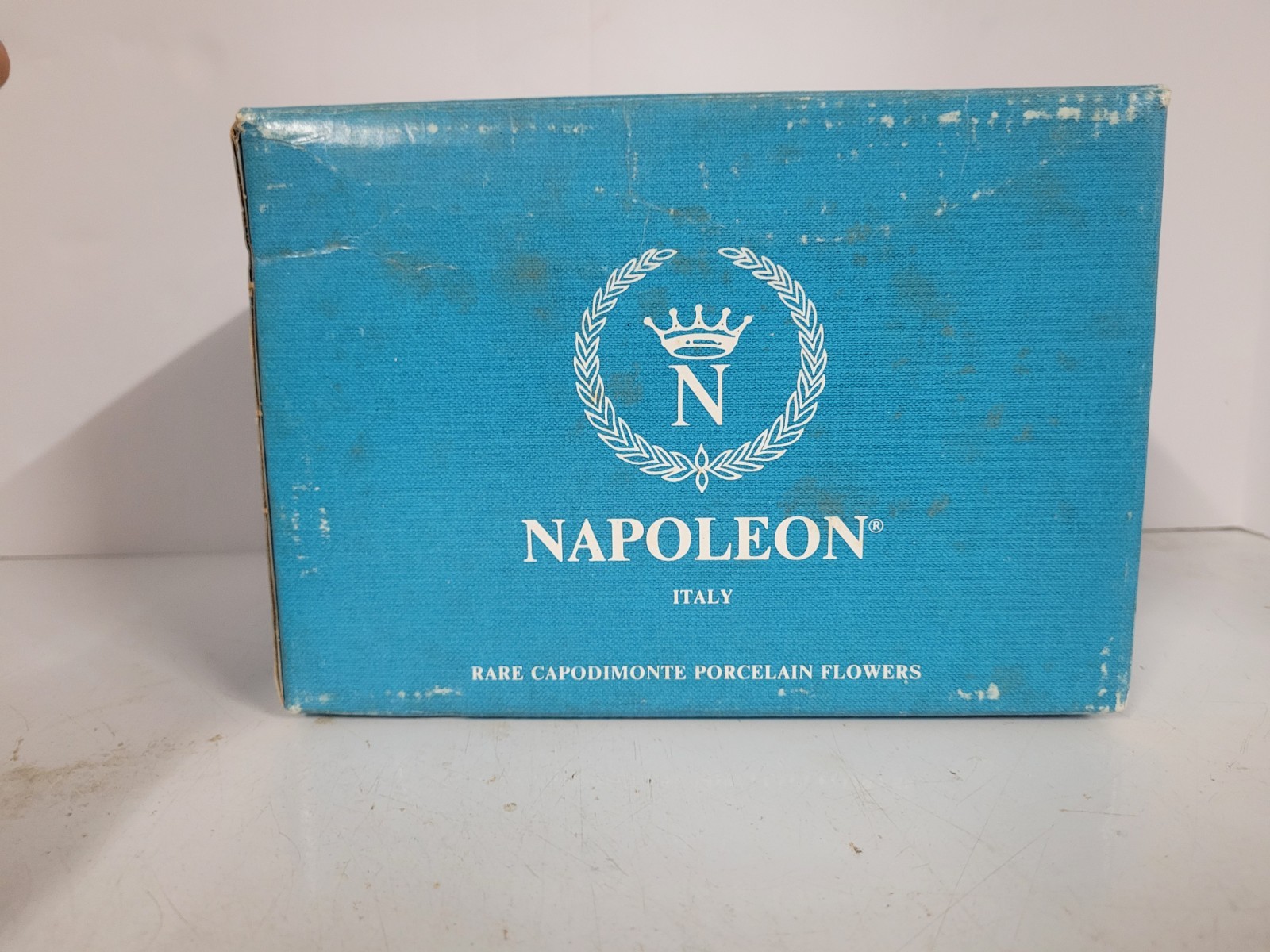 Napoleon Italy In Bloom-Red Poinsettia Flower Porcelain Figurine In Box