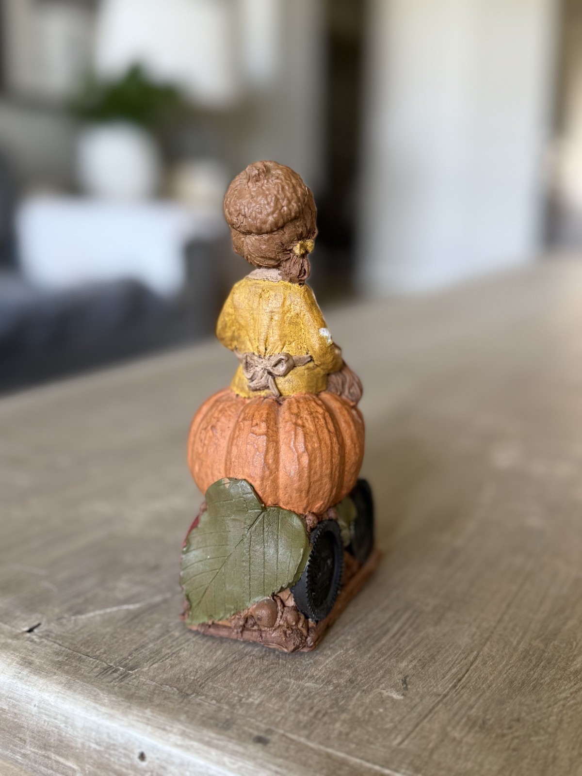 Tom Clark – Vintage – Erma – Pumpkin – 1986 – Signed – Lot 69 – Gnome Figurine