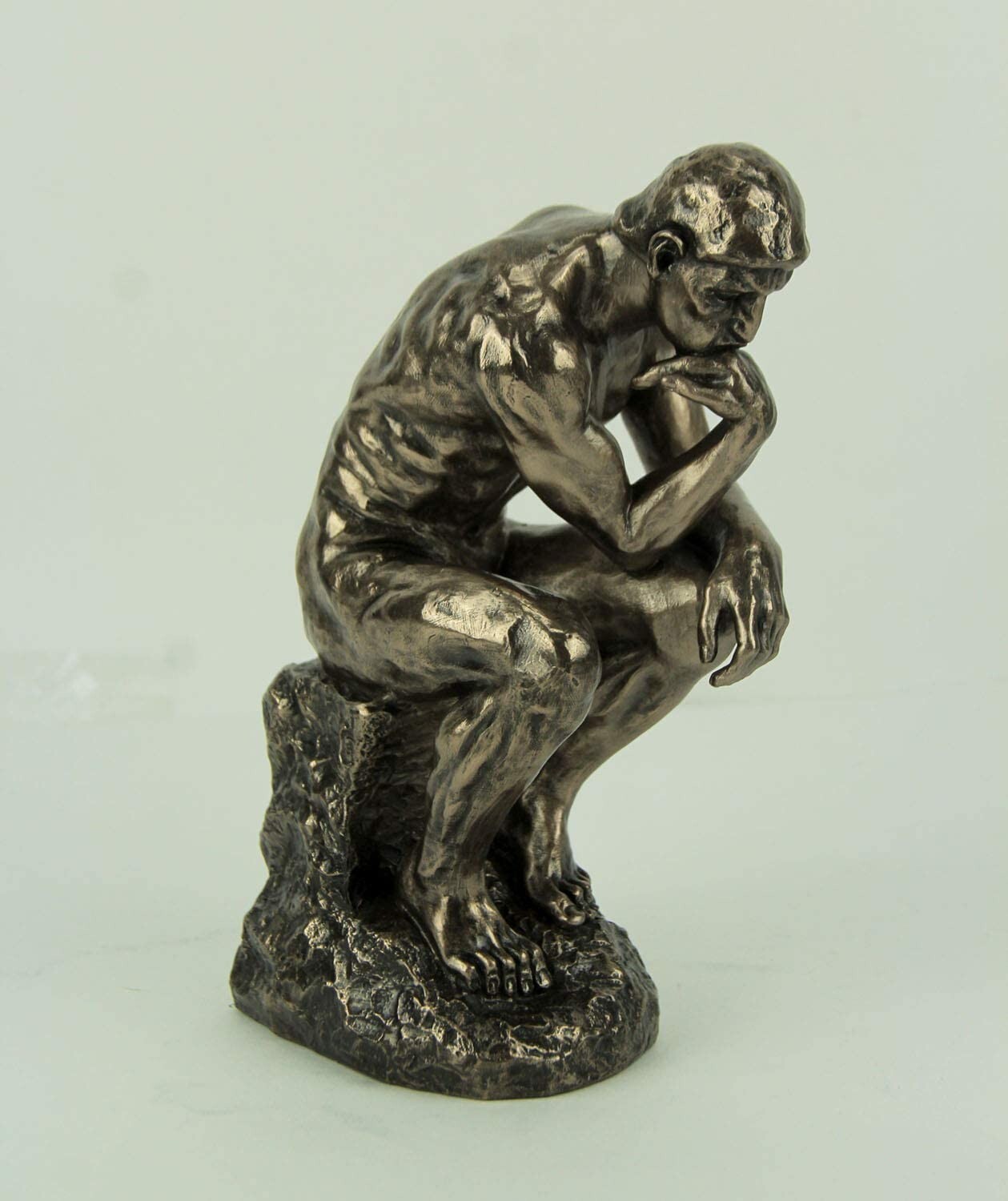 The Thinker Men Cold Cast Bronze Sculpture Home Decorative Collectible