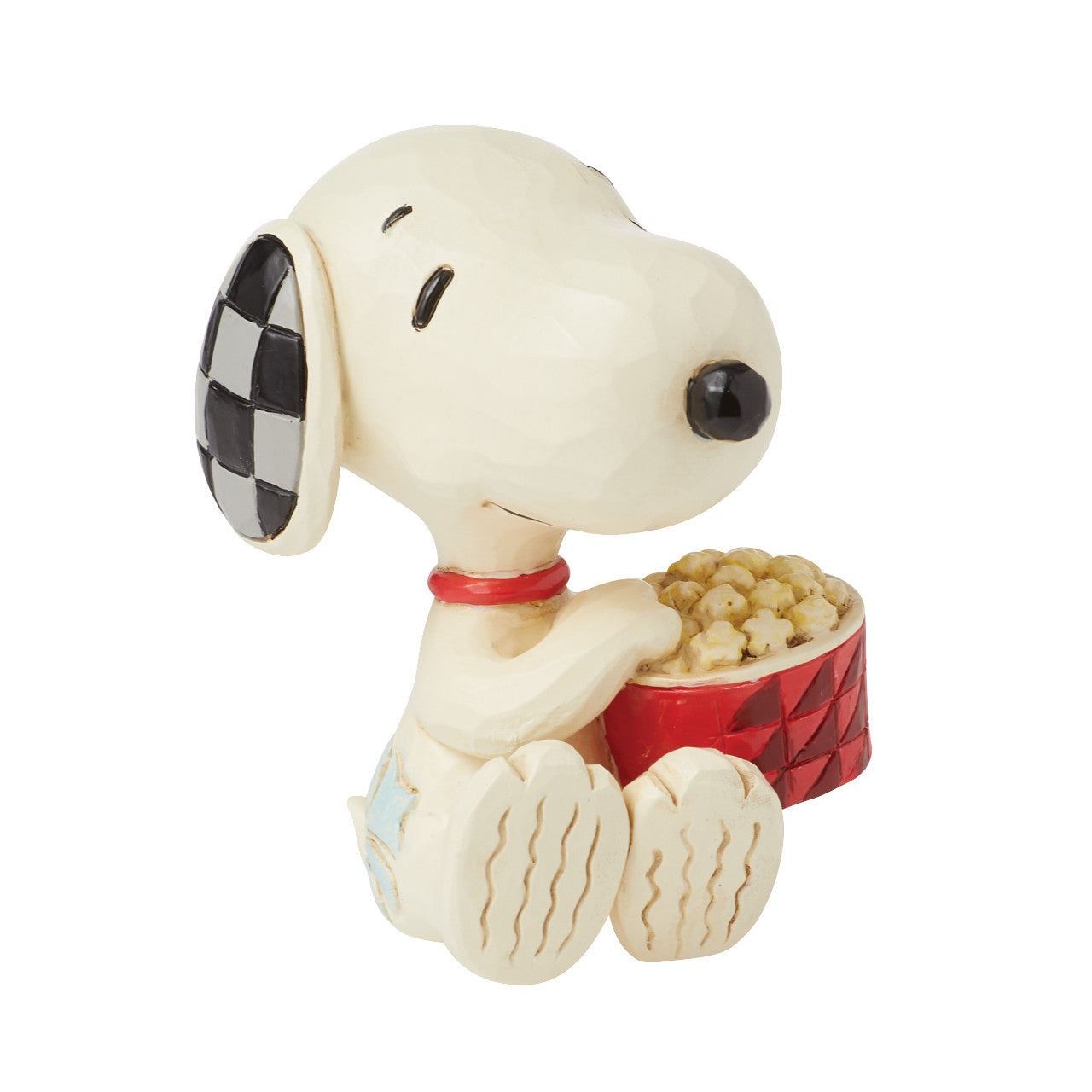 Jim Shore Peanuts Snoopy With Popcorn Mini Figurine 6016278