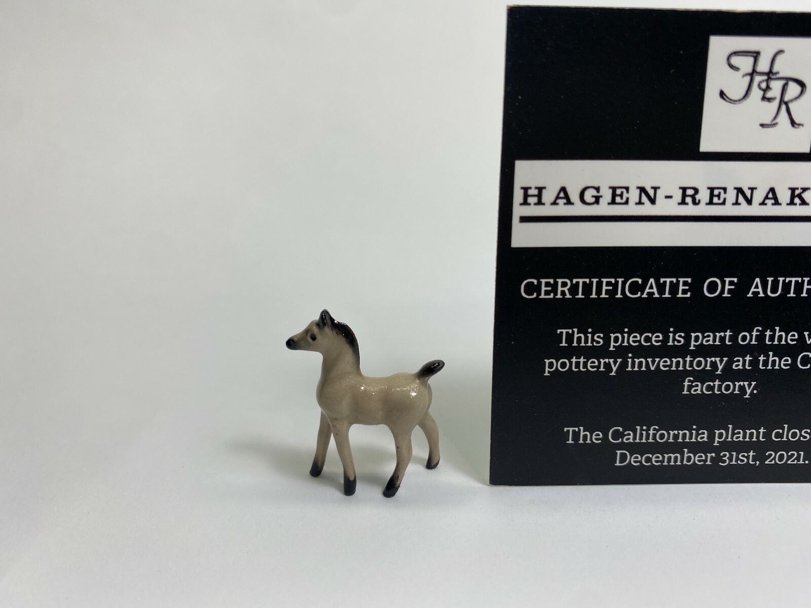 Hagen Renaker #141 A-453 Mini Mini Grey Colt Mini Last of the Factory Stock 2021