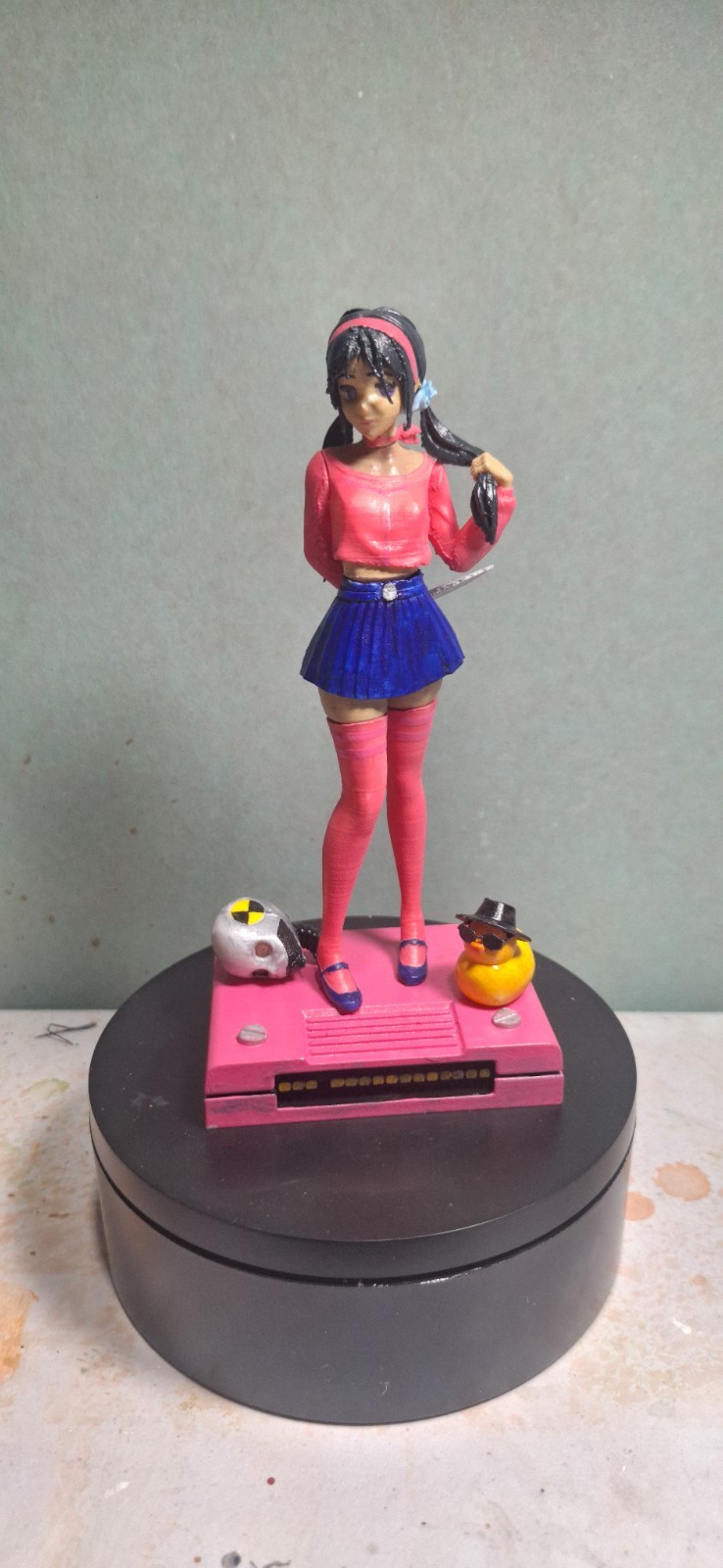 Mita Figurine MiSide Hand Painted Model / DIY Kit 14 pcs