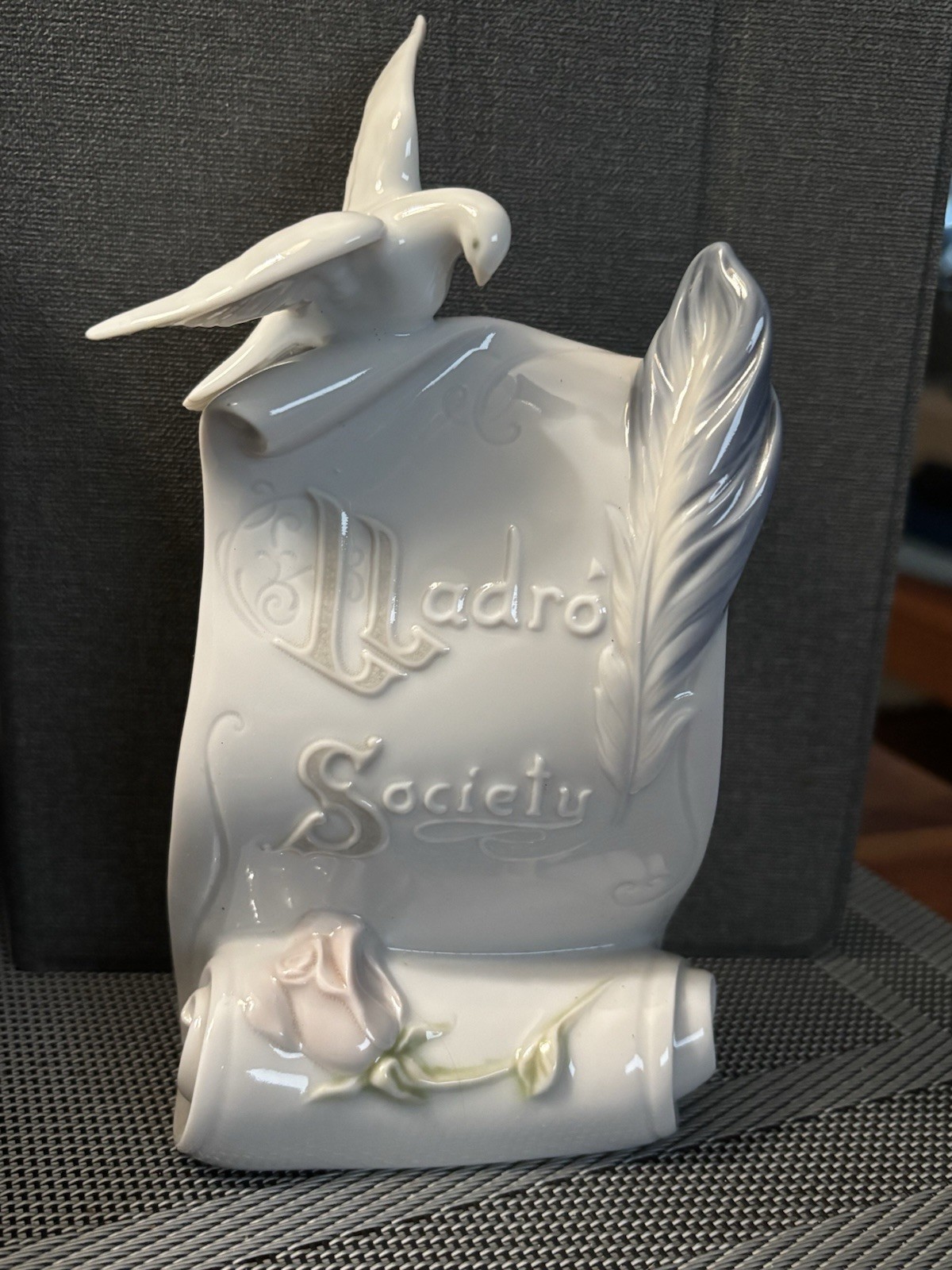 Lladro Society Collector’s Plaque “Art Brings Us Together” #07677 w/Orig Box