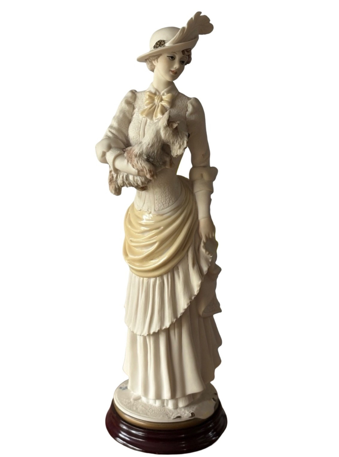 Giuseppe Armani ~ Lady with Dog Porcelain Figurine Sculpture Italy ELOISE 1973