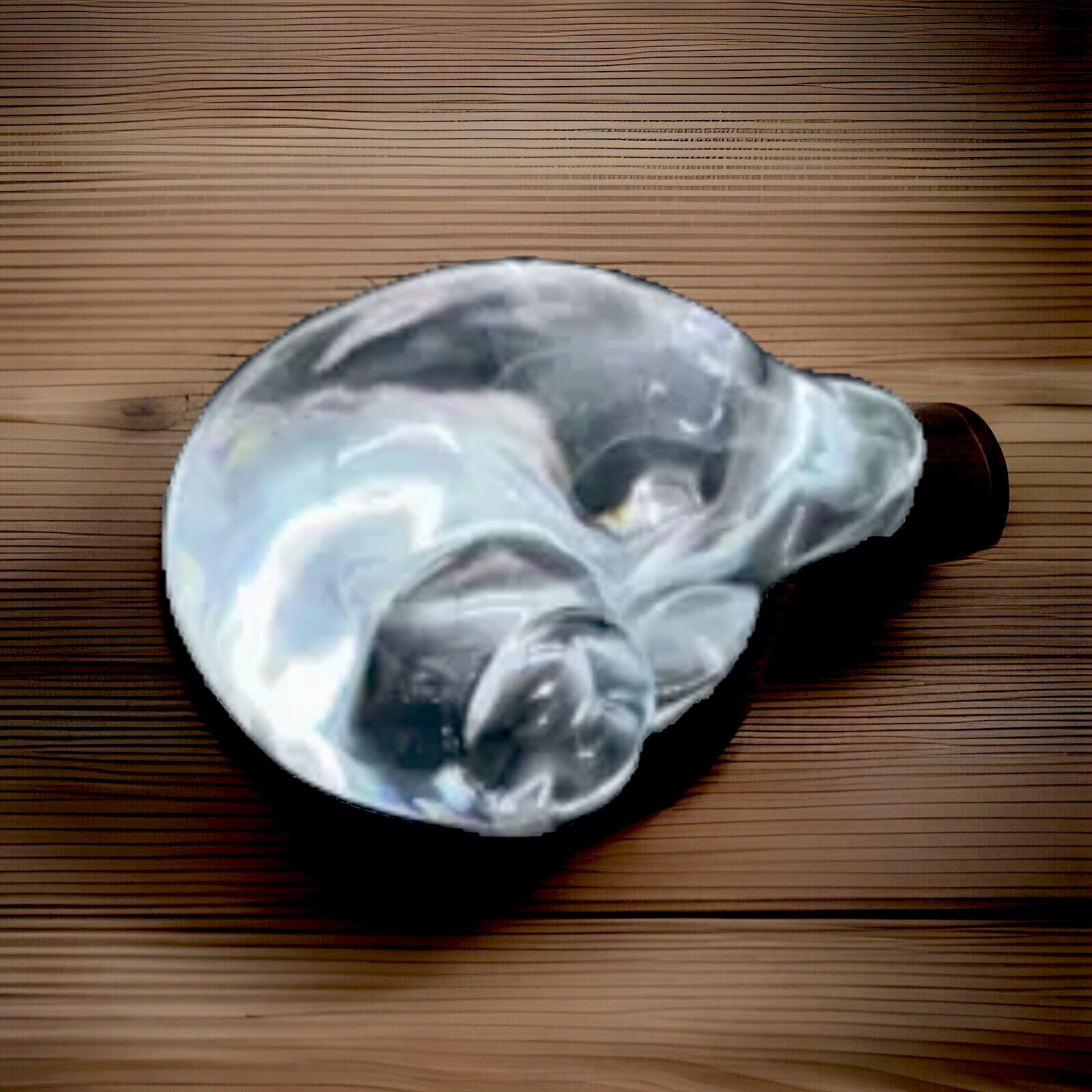 Atlantis Crystal Walrus Signed 3 1/2 Inch