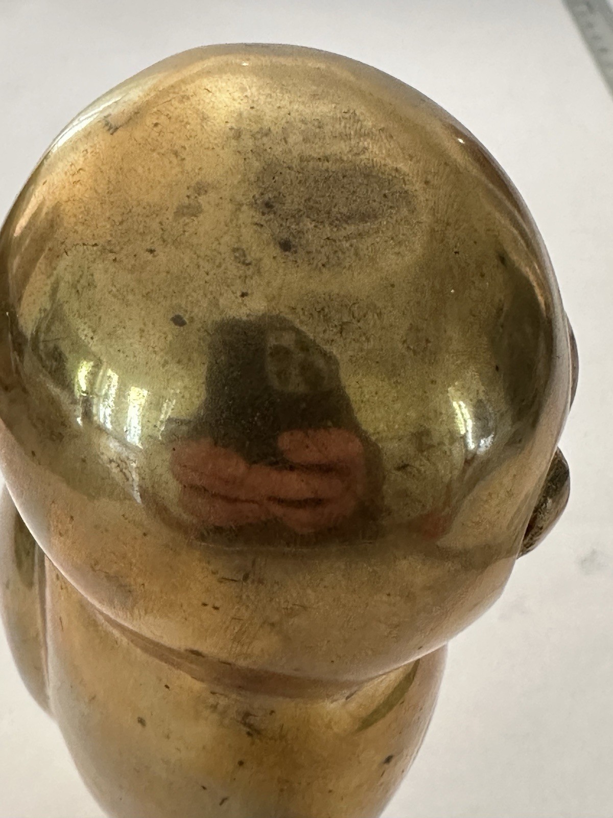 Large Vintage MCM Brass Standing Owl 8.5 in Tall 1970s Glam Mod Chic Home Decor