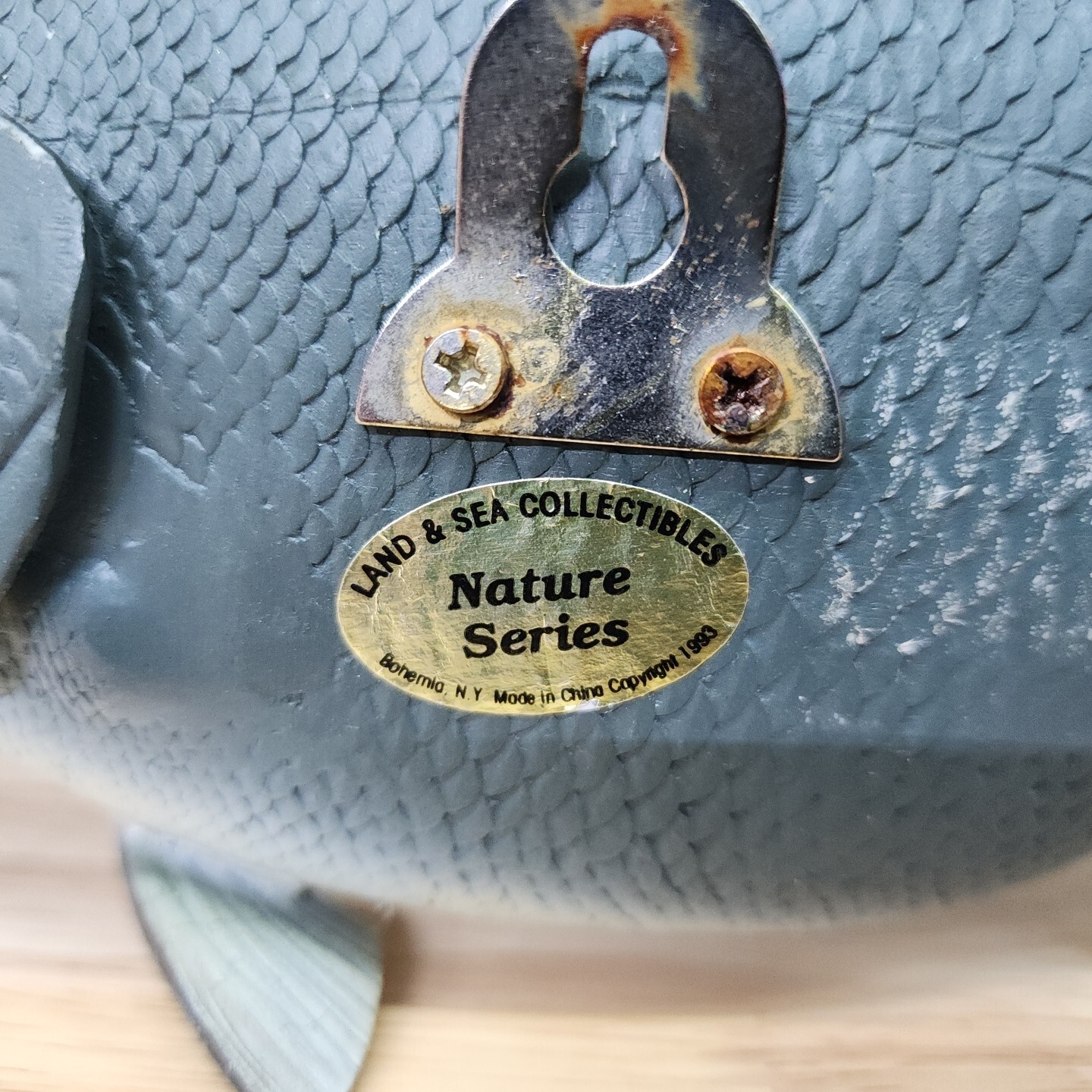 VTG Land & Sea Nature Series 12” Smallmouth Bass Wall Hanger Lifelike Fish 1993